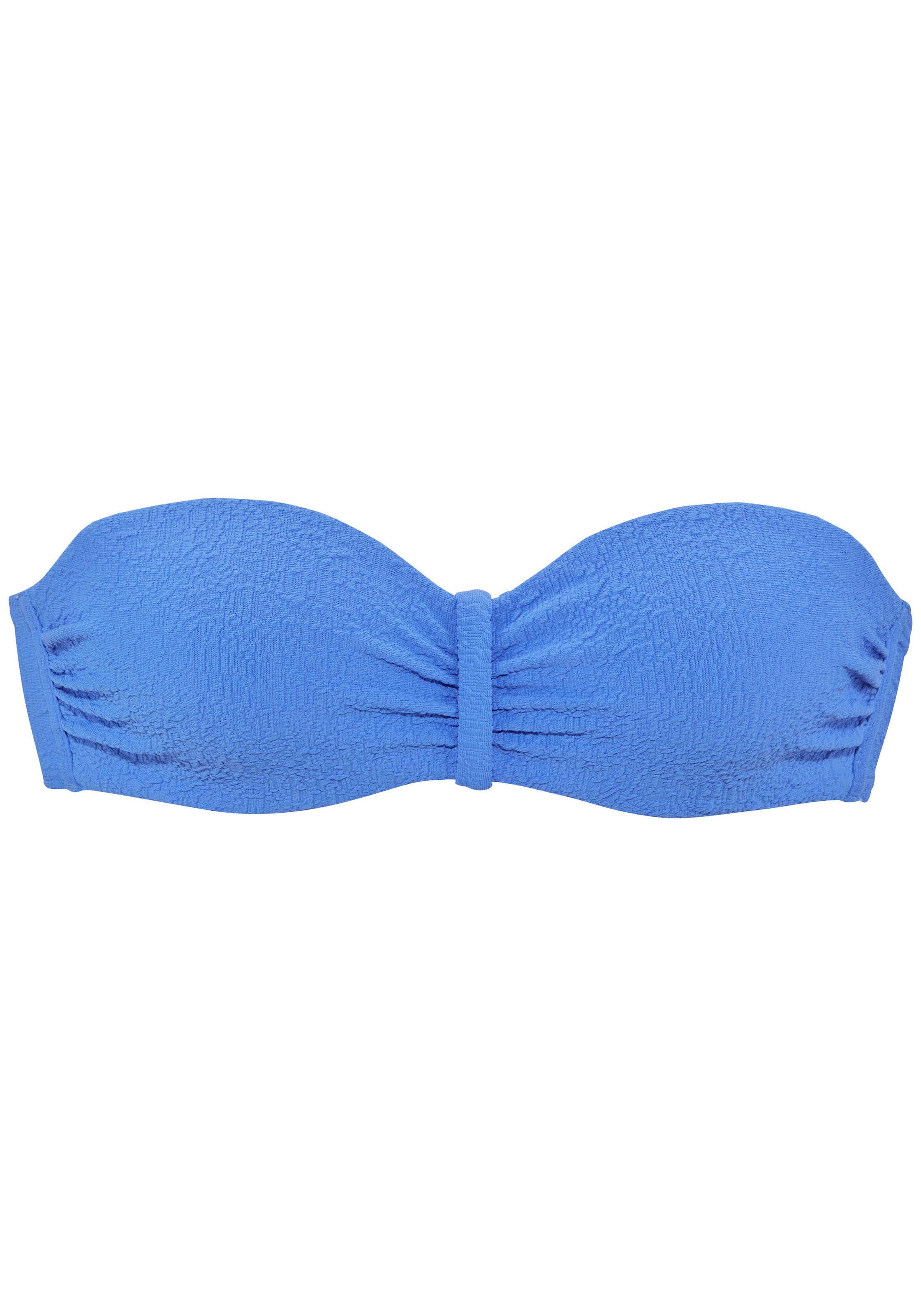 s.Oliver Top bikini bandeau à armatures »Oana« mit Strukturmuster