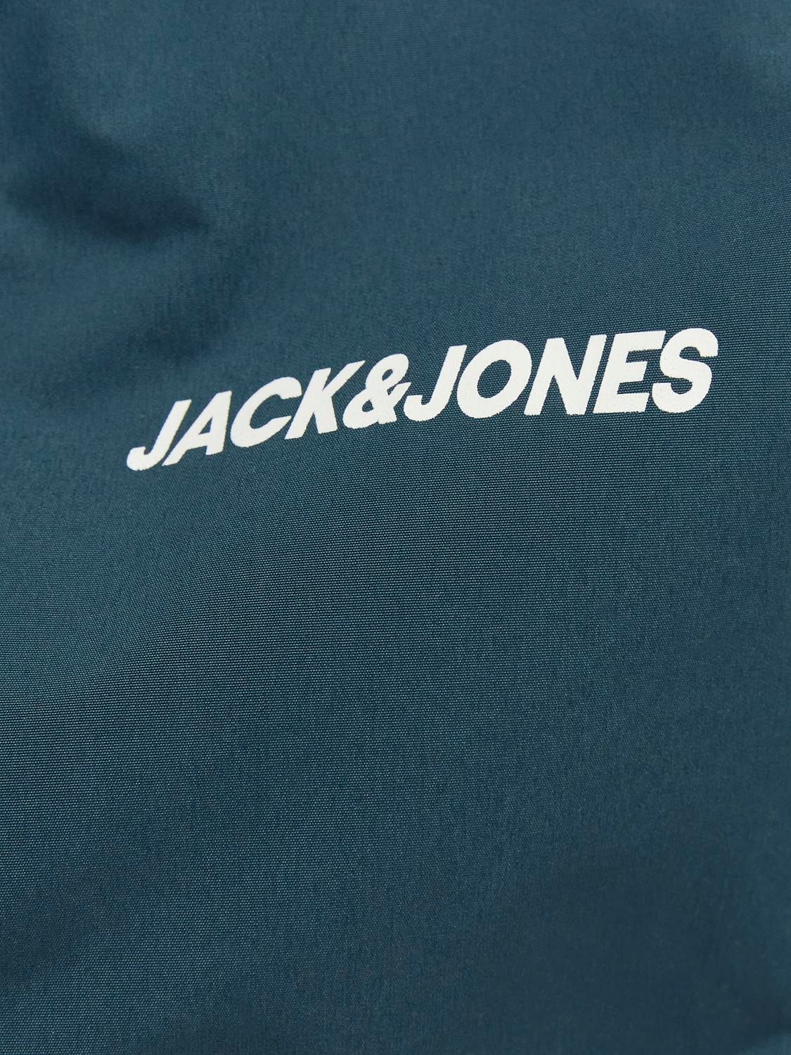 Jack & Jones Junior Outdoorjacke »JJERUSH wasserabweisend, mit Kapuze, mattes Finish«, mit Kapuze, colorblocking, modisch, regular fit, Kapuze