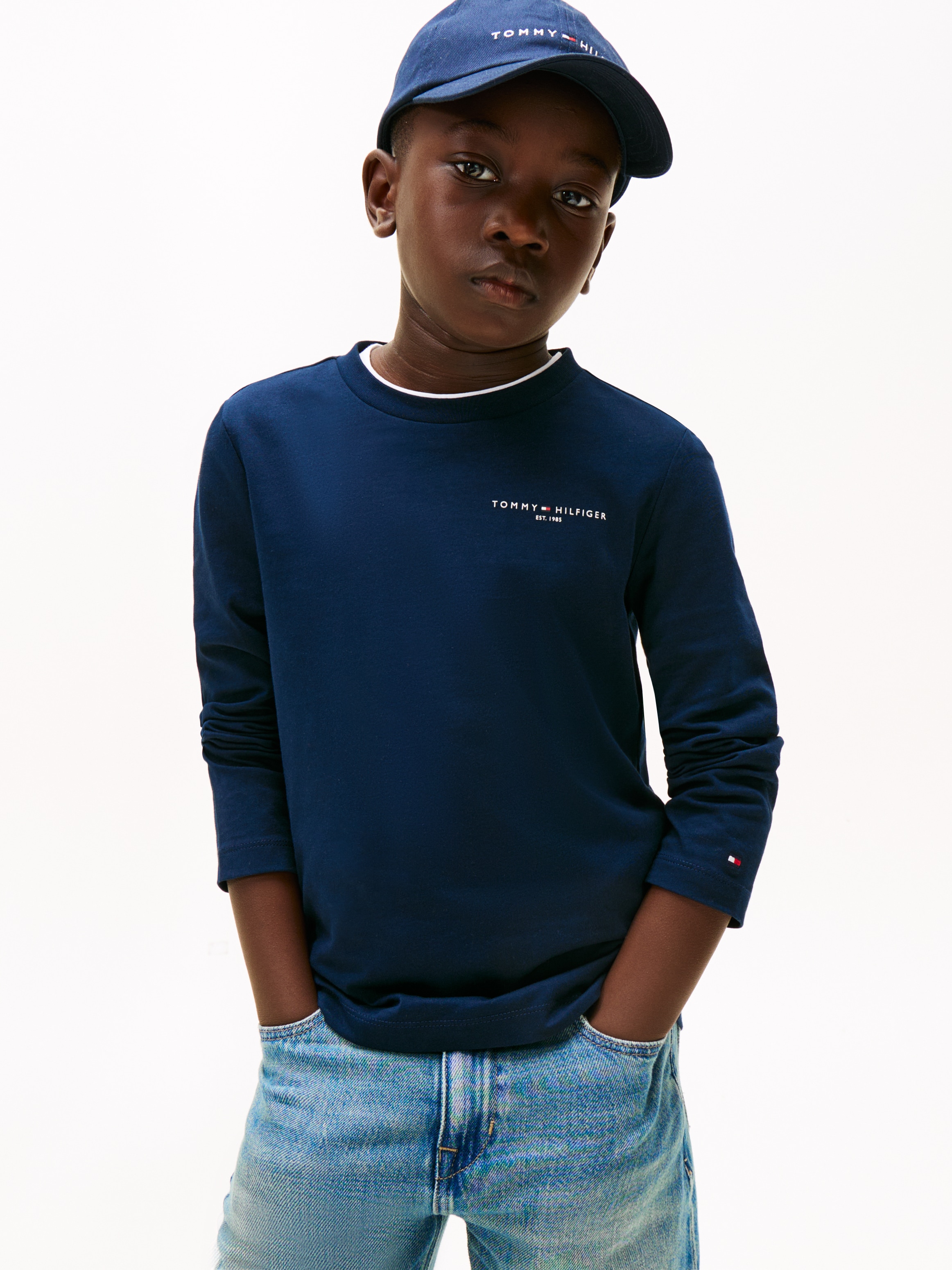 Tommy Hilfiger Langarmshirt »MINI CORP T-SHIRT LS« Kinder bis 16 Jahre