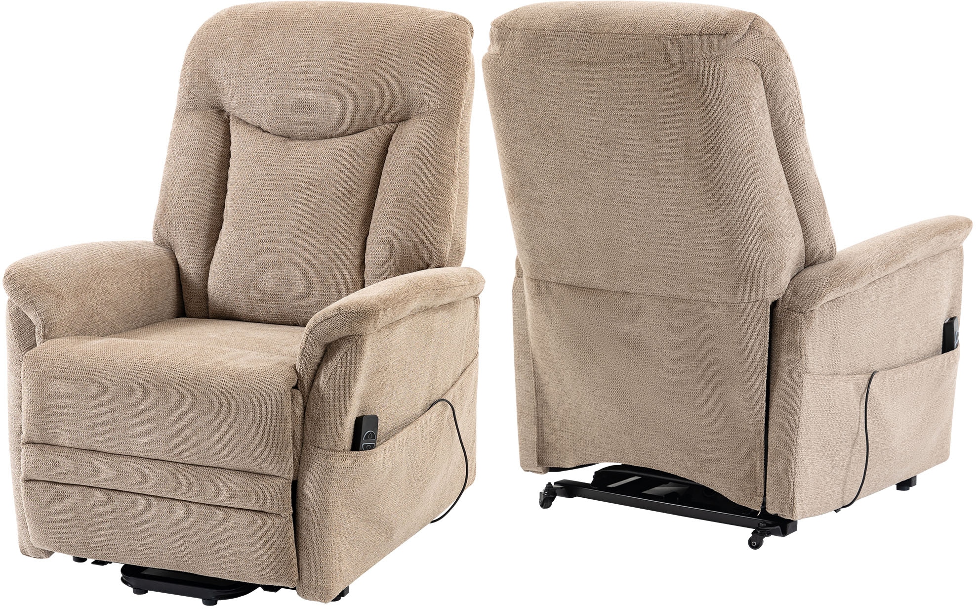 Duo Collection Fauteuil TV »Gandia XXL« charge maximale 150 kg, suspension à ressorts en acier