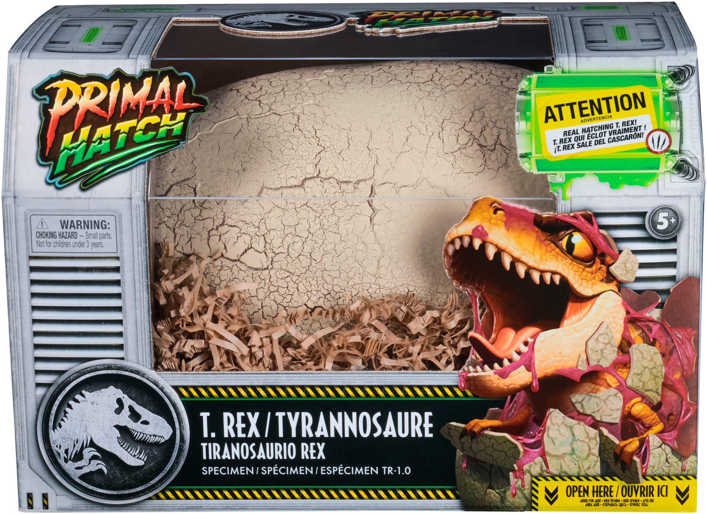 Spin Master Personnage de jeu »Primal Hatch - Interaktiver T-Rex im Ei« mit Licht und Sound
