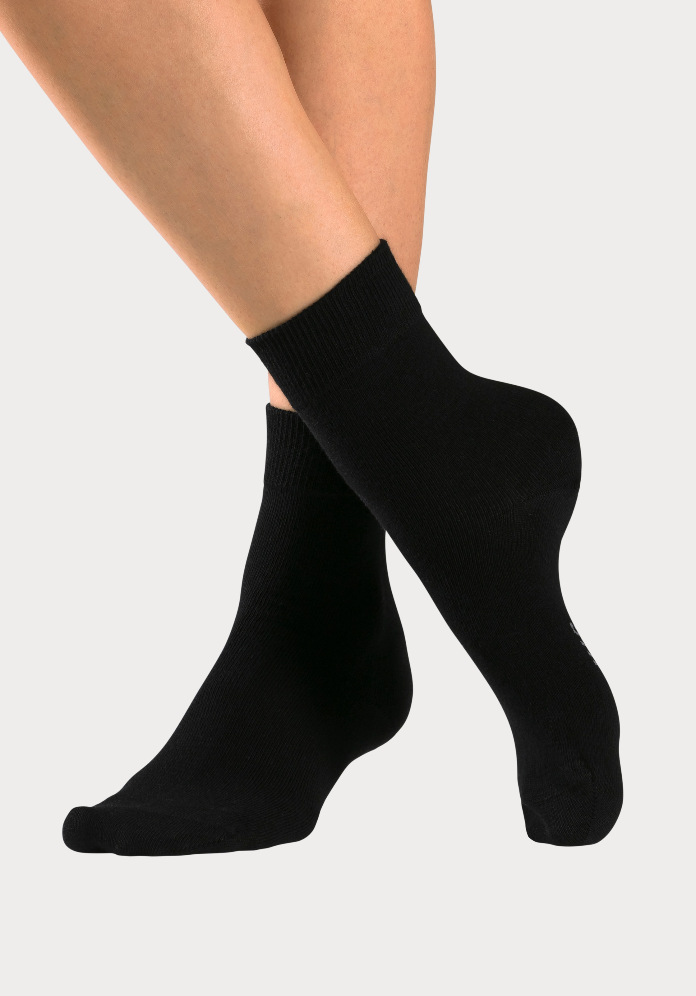 H.I.S Basicsocken, (Packung, 5 Paar), mit besonders weichem Bündchen