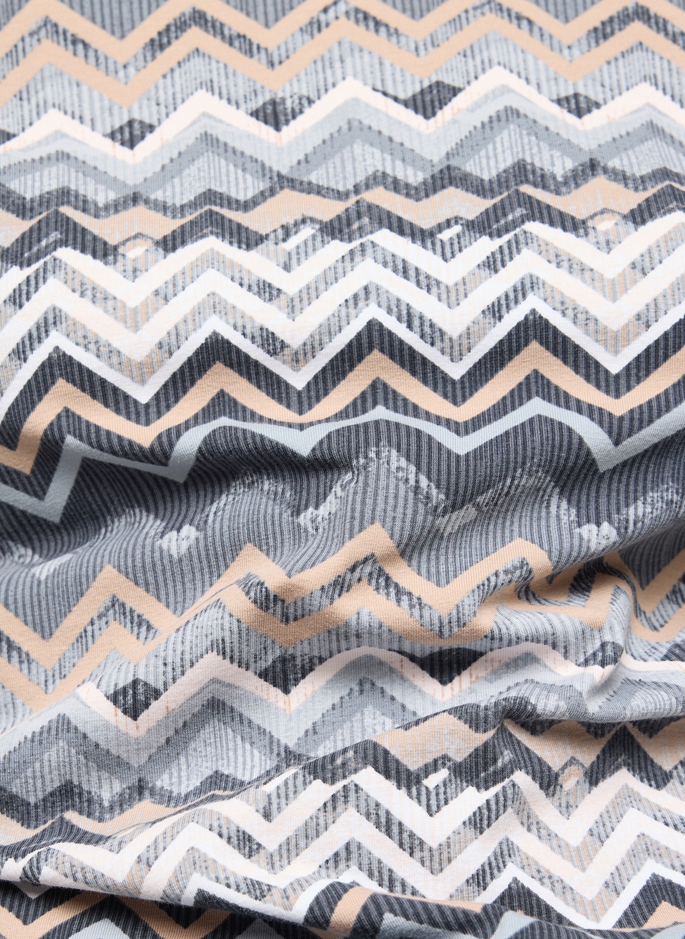 Rabe T-shirt à manches 3/4 mit grafischem Muster