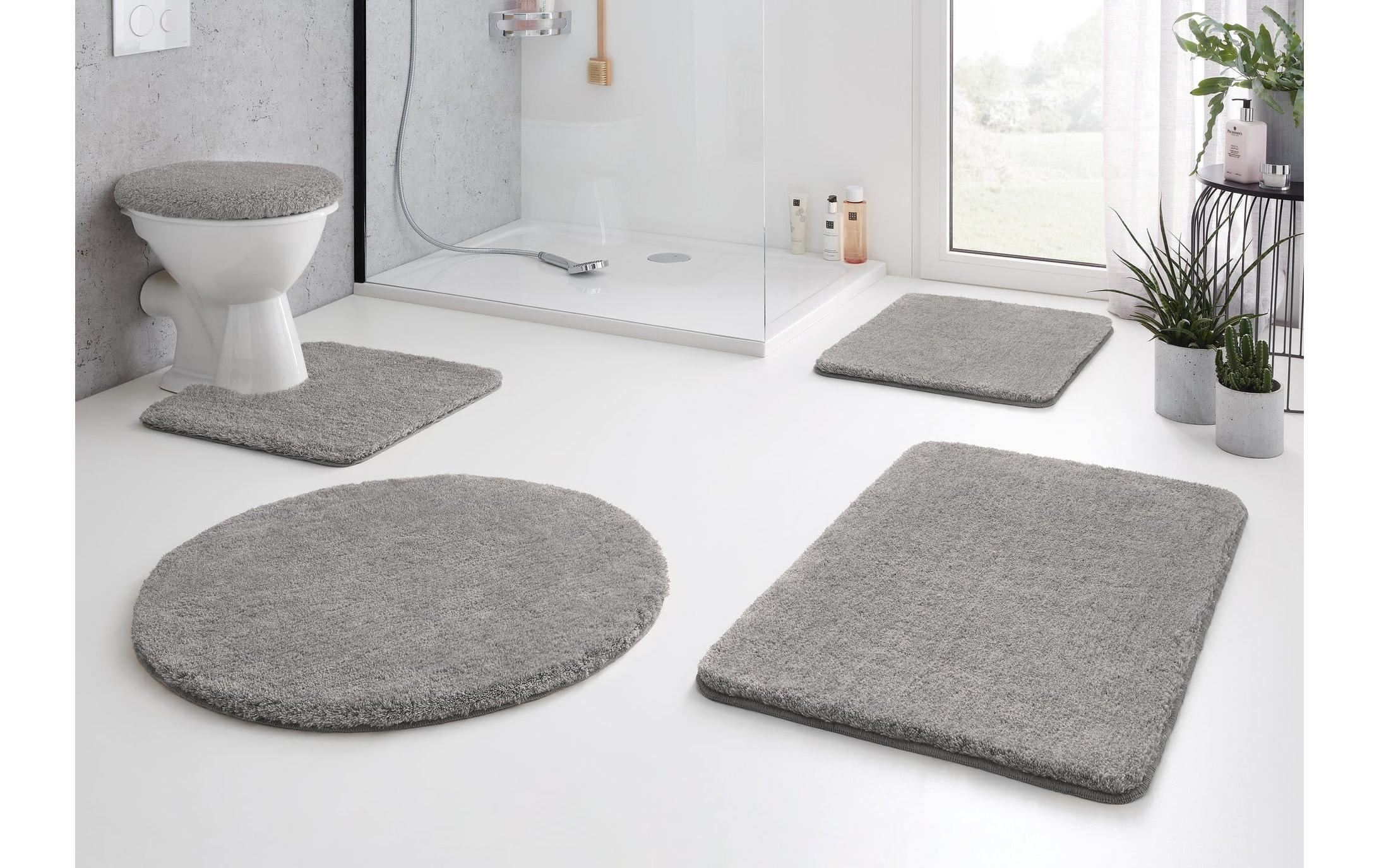 Kleine Wolke Tapis de bain »RELAX« Höhe 30 mm Badteppich, Uni Farben, rechteckig, rund & als Set erhältlich