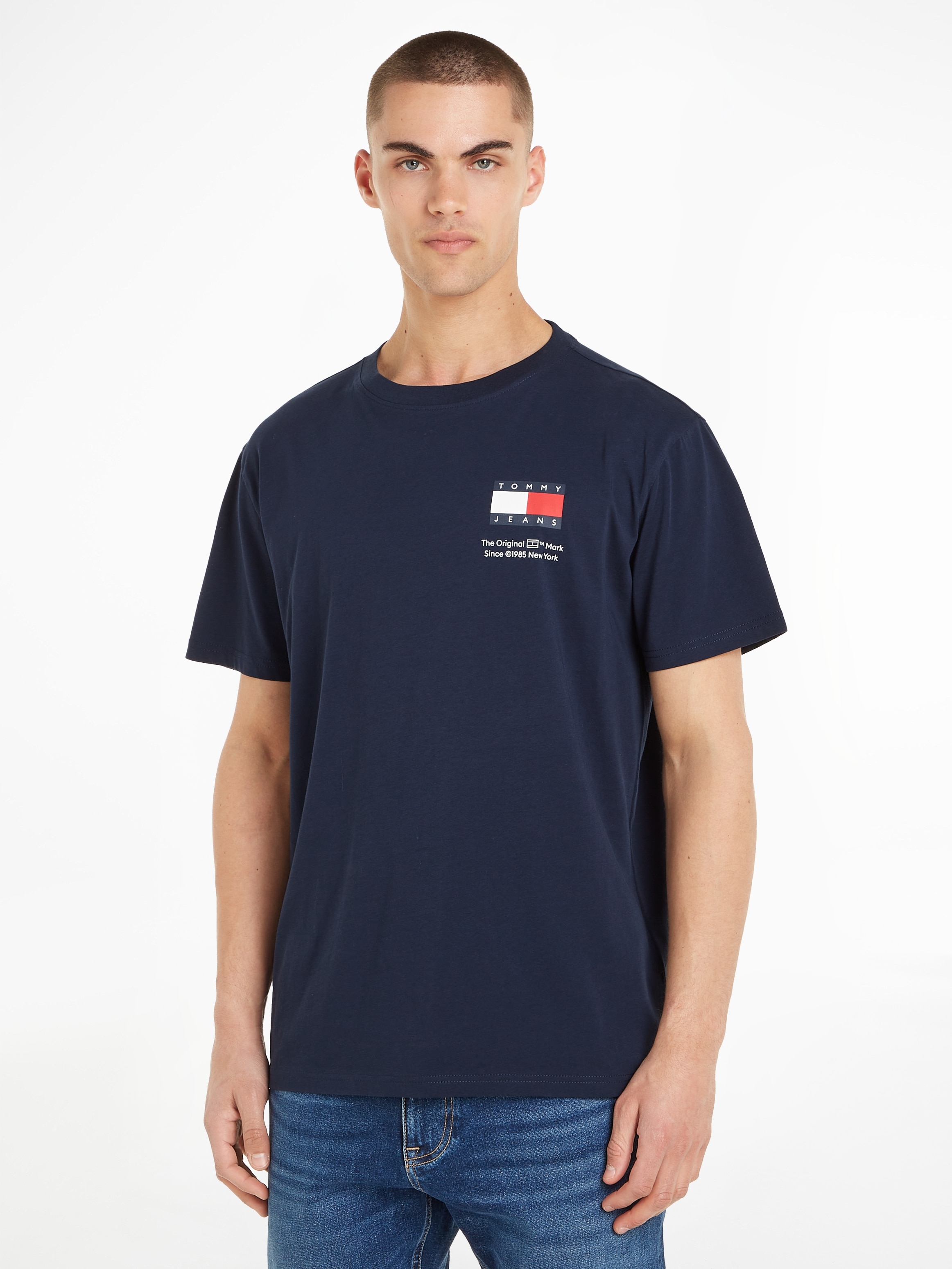 T-Shirt »TJM SLIM 2PACK S/S FLAG DNA TEE«, (Packung, 2er), mit grossem Logodruck auf...