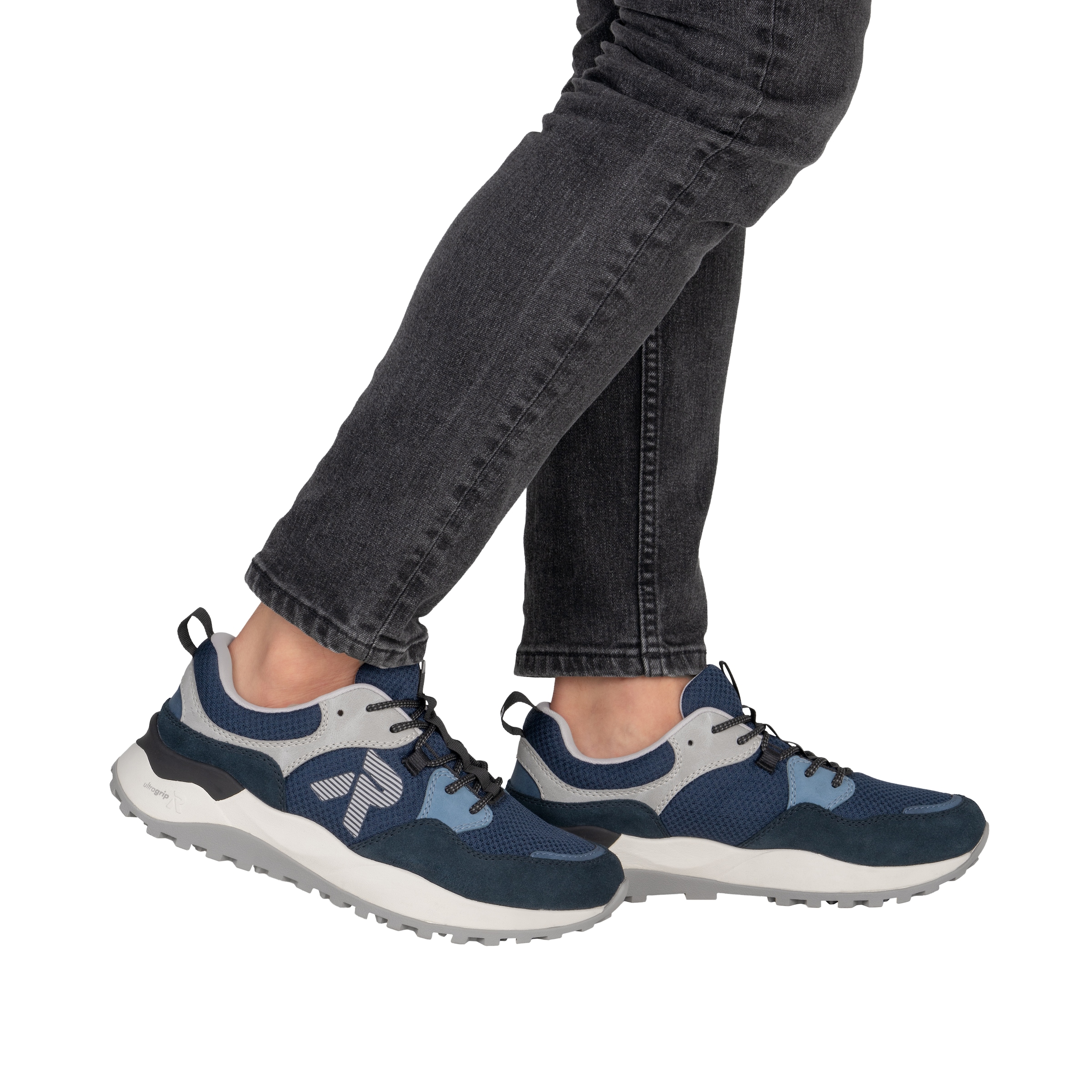 RIEKER Sport Baskets slip-on  Chaussure de sport, chaussure basse, chaussure à enfiler avec élastique