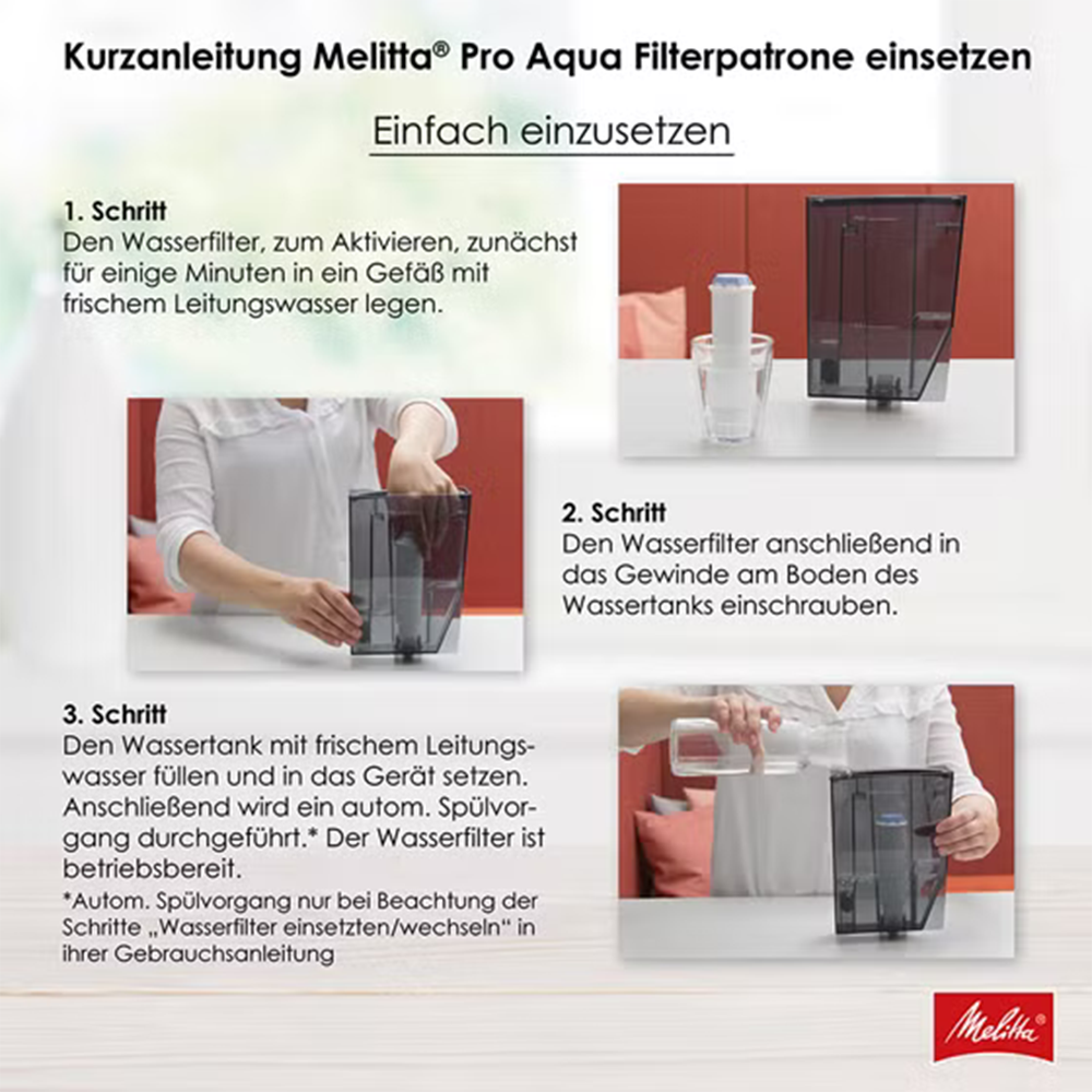Melitta Filtre à eau »PRO AQUA«
