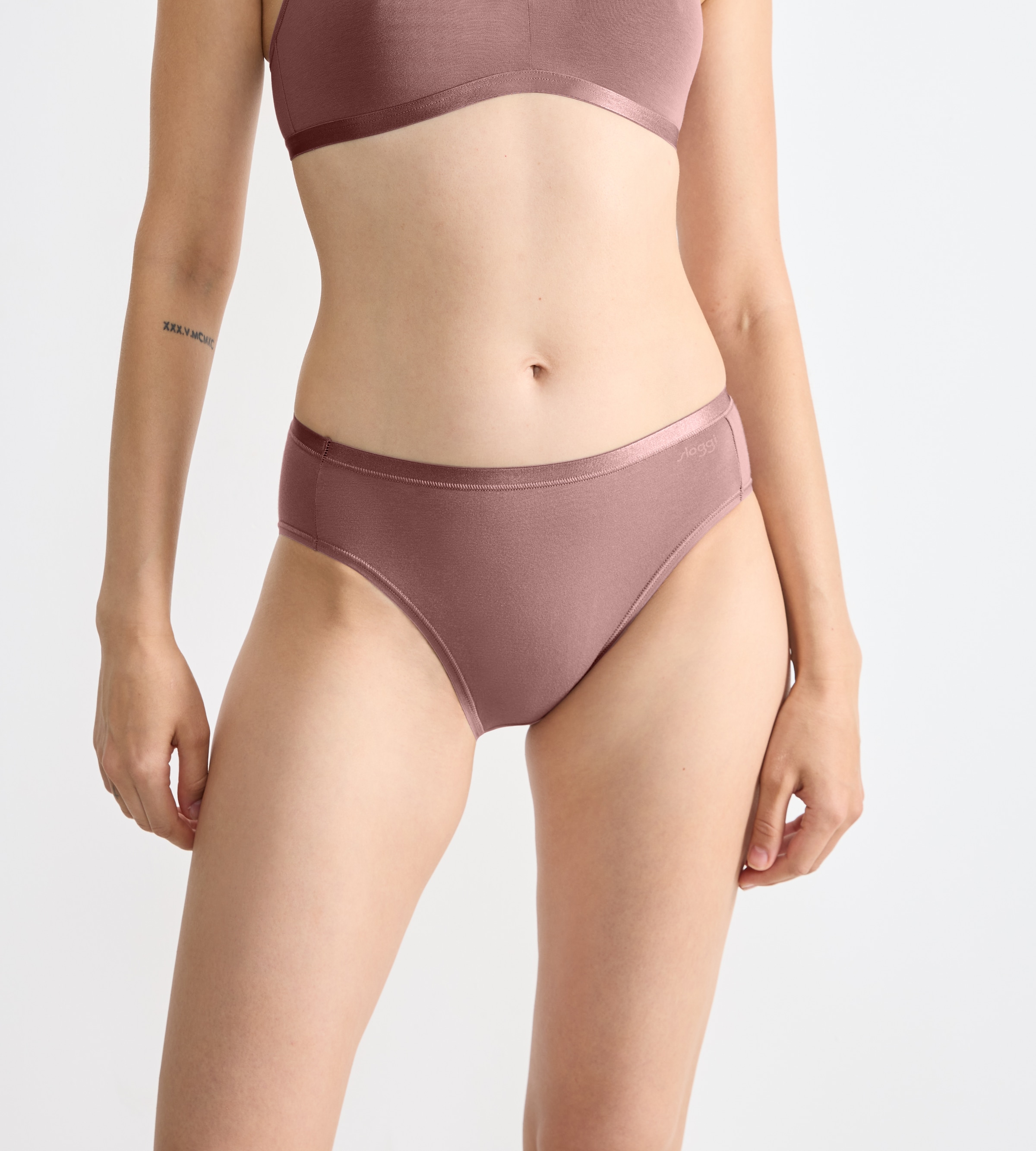 sloggi Slip »GO Daily Cotton Tai 3P«, (3er Pack), glanzeffekt Details