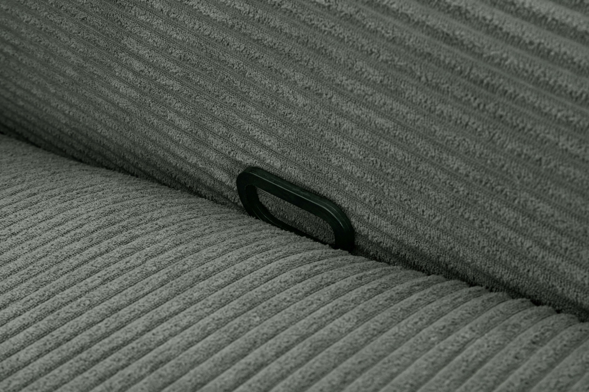 Home affaire Ecksofa »SKAANE in Cord, L-Form, 274 cm, manuelle u. elektrische Relaxfunktion,« rundes Design, Kopfteilverstellung, Federkernpolsterung