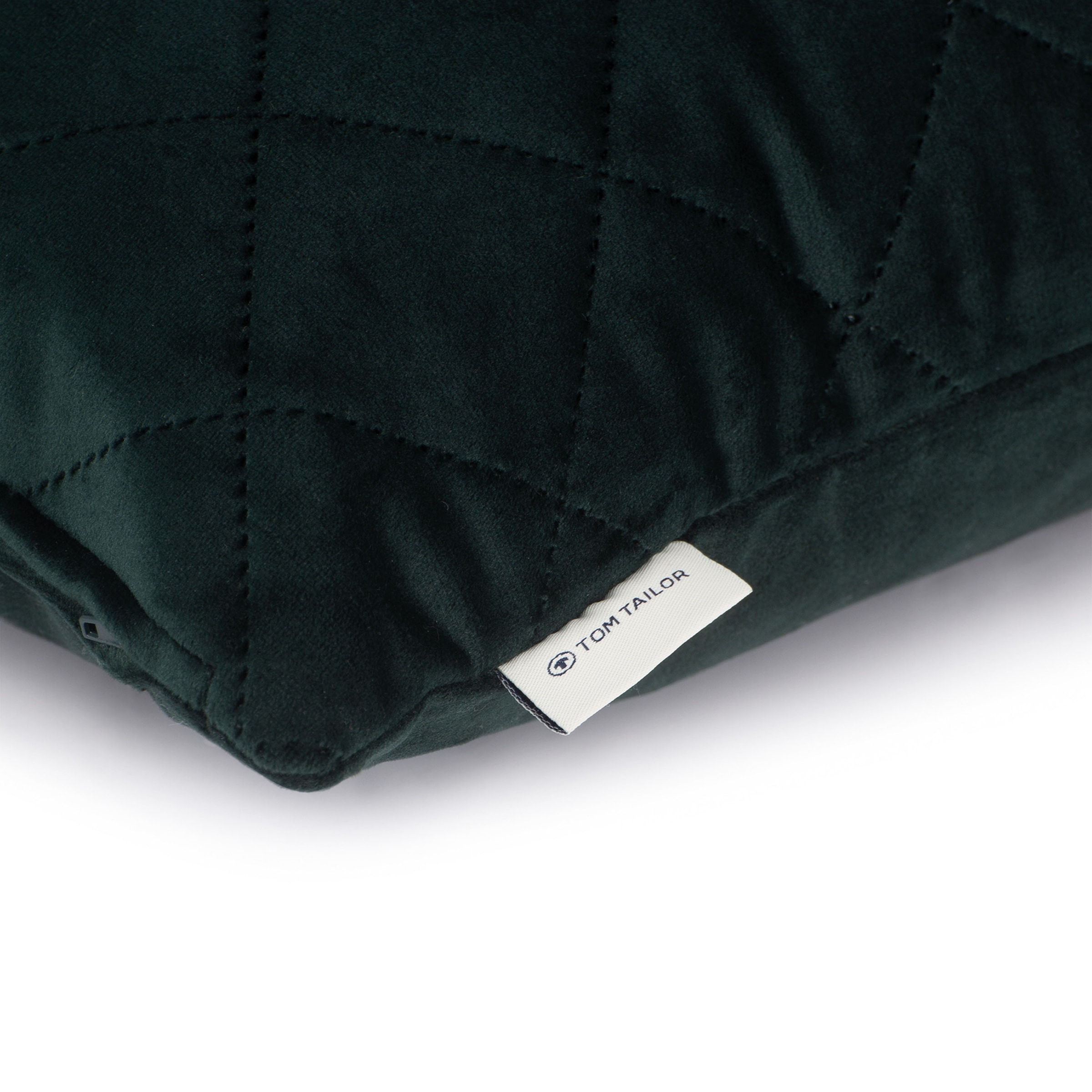 TOM TAILOR HOME Coussin décoratif »FrenchVelvet Quilt« Kissenhülle ohne Füllung, 1 Stück