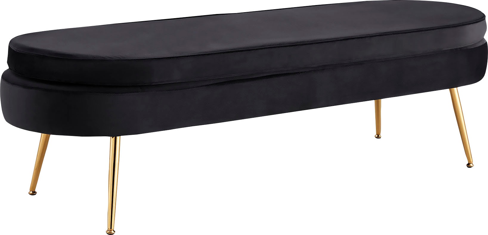 Image of SalesFever Sitzbank »Clam«, mit hohem Sitzkissen, Sitzpouf oval lang bei Ackermann Versand Schweiz