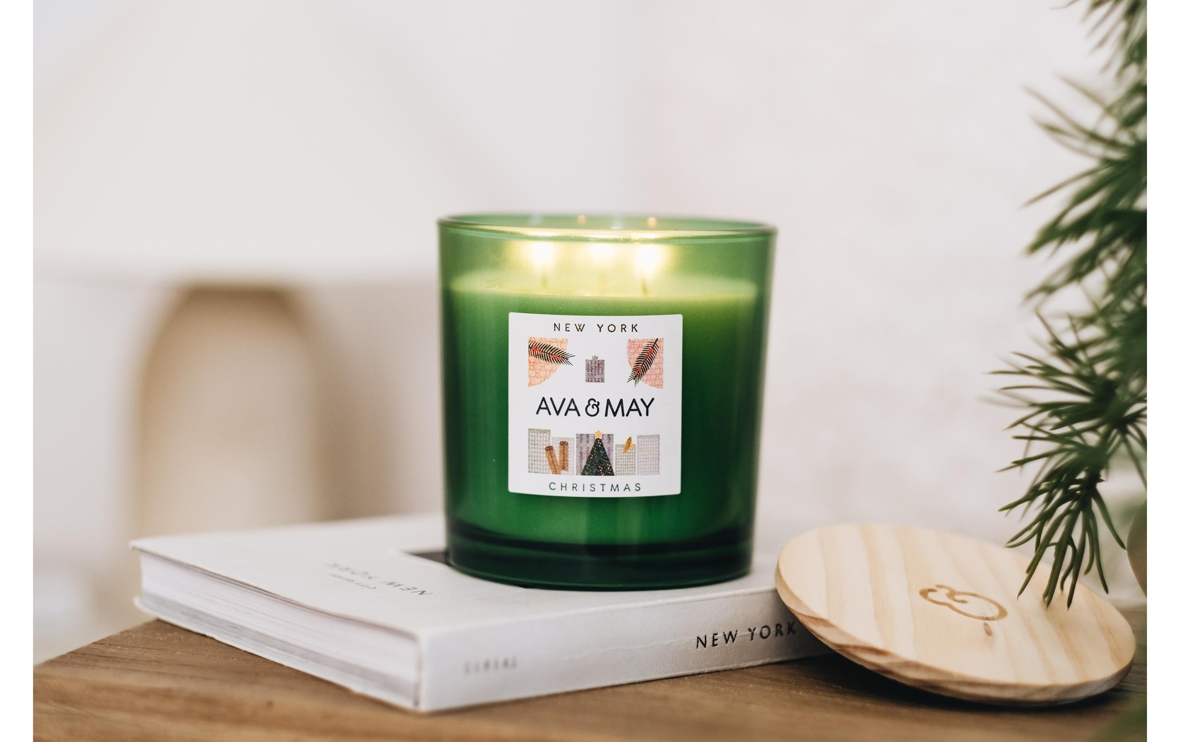 AVA & MAY Bougie parfumée »New York Christmas«