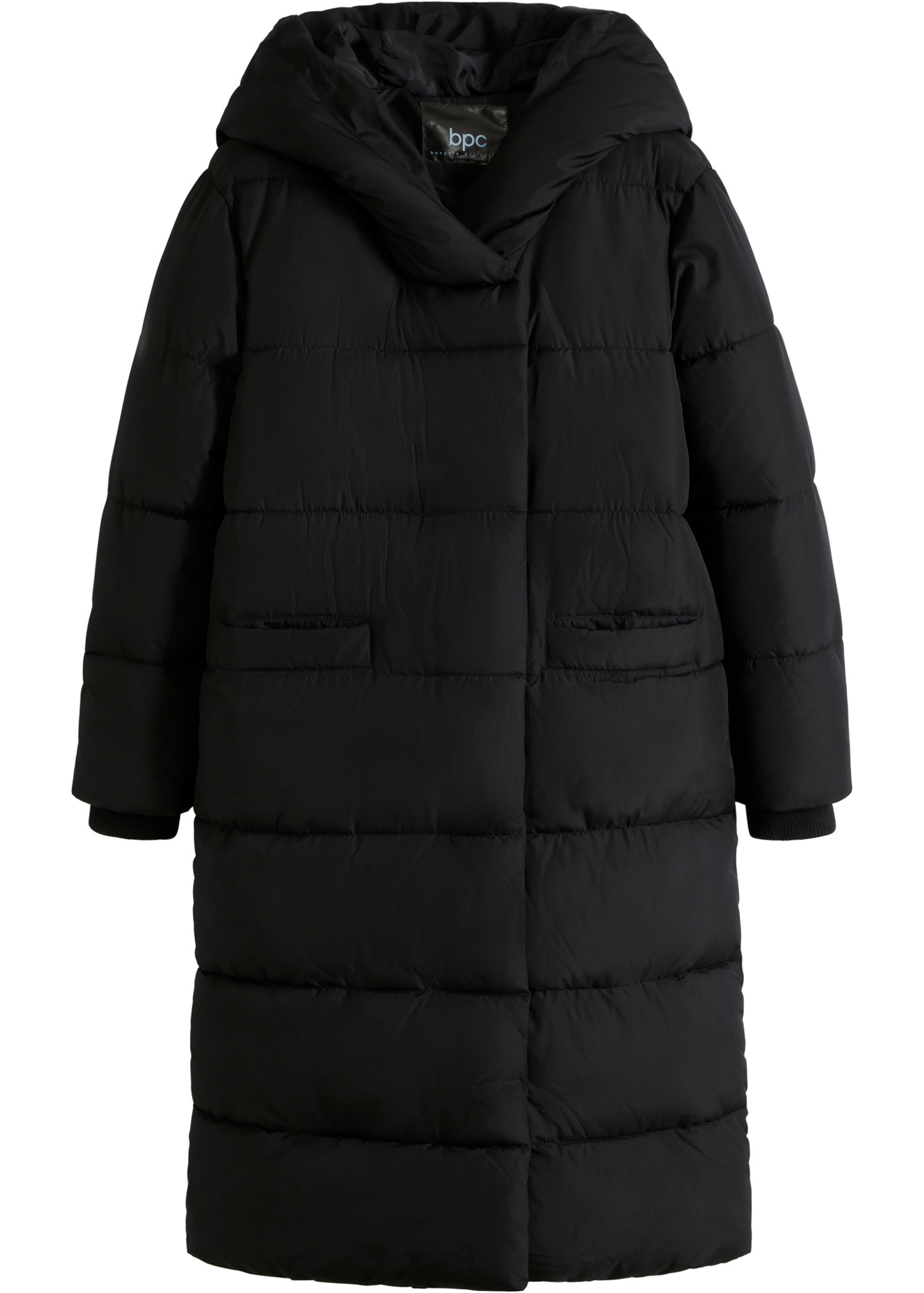 bonprix Steppmantel mit dicker Wattierung, mit Kapuze, Oversize-Passform