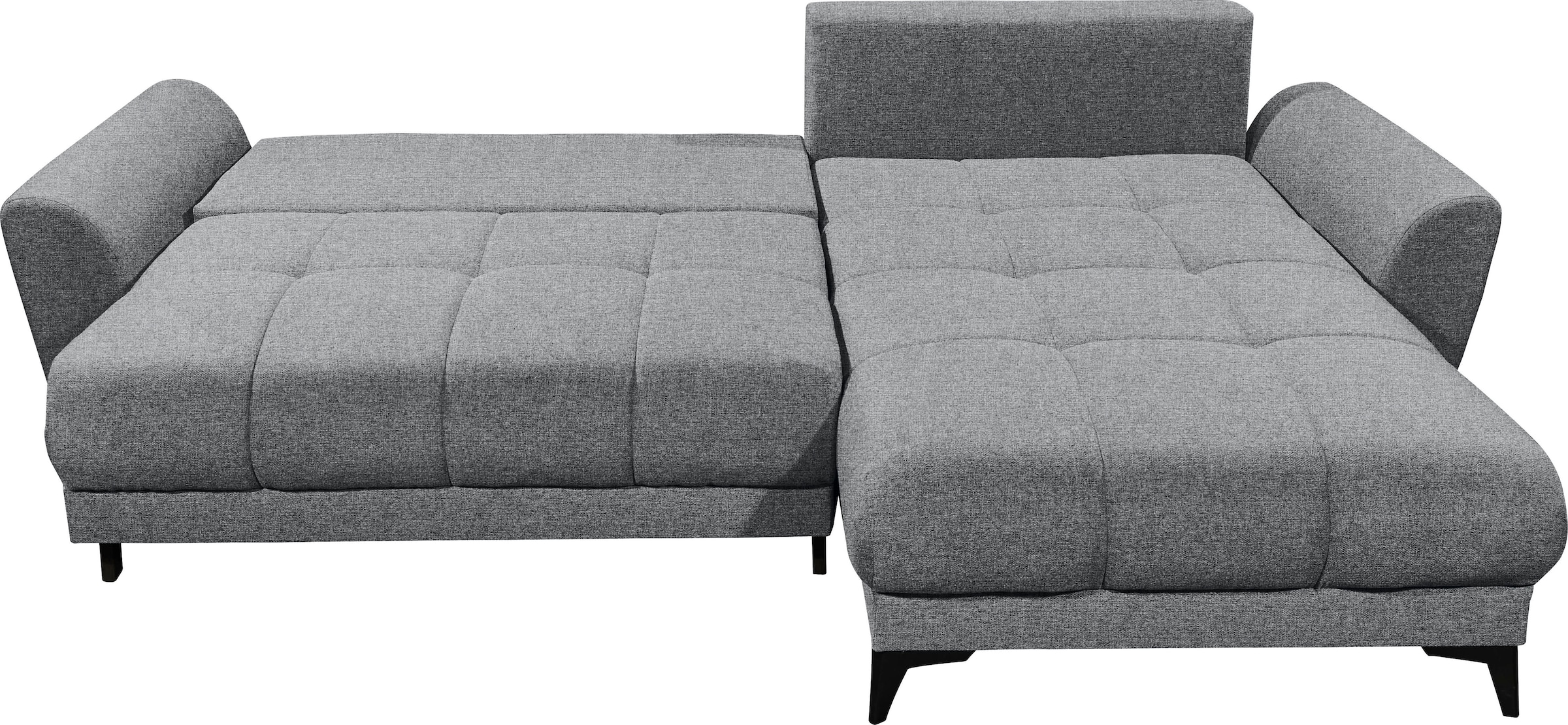 ED EXCITING DESIGN Ecksofa »Bern L-Form«, mit Bettfunktion, Bettkasten & 3 Zierkissen