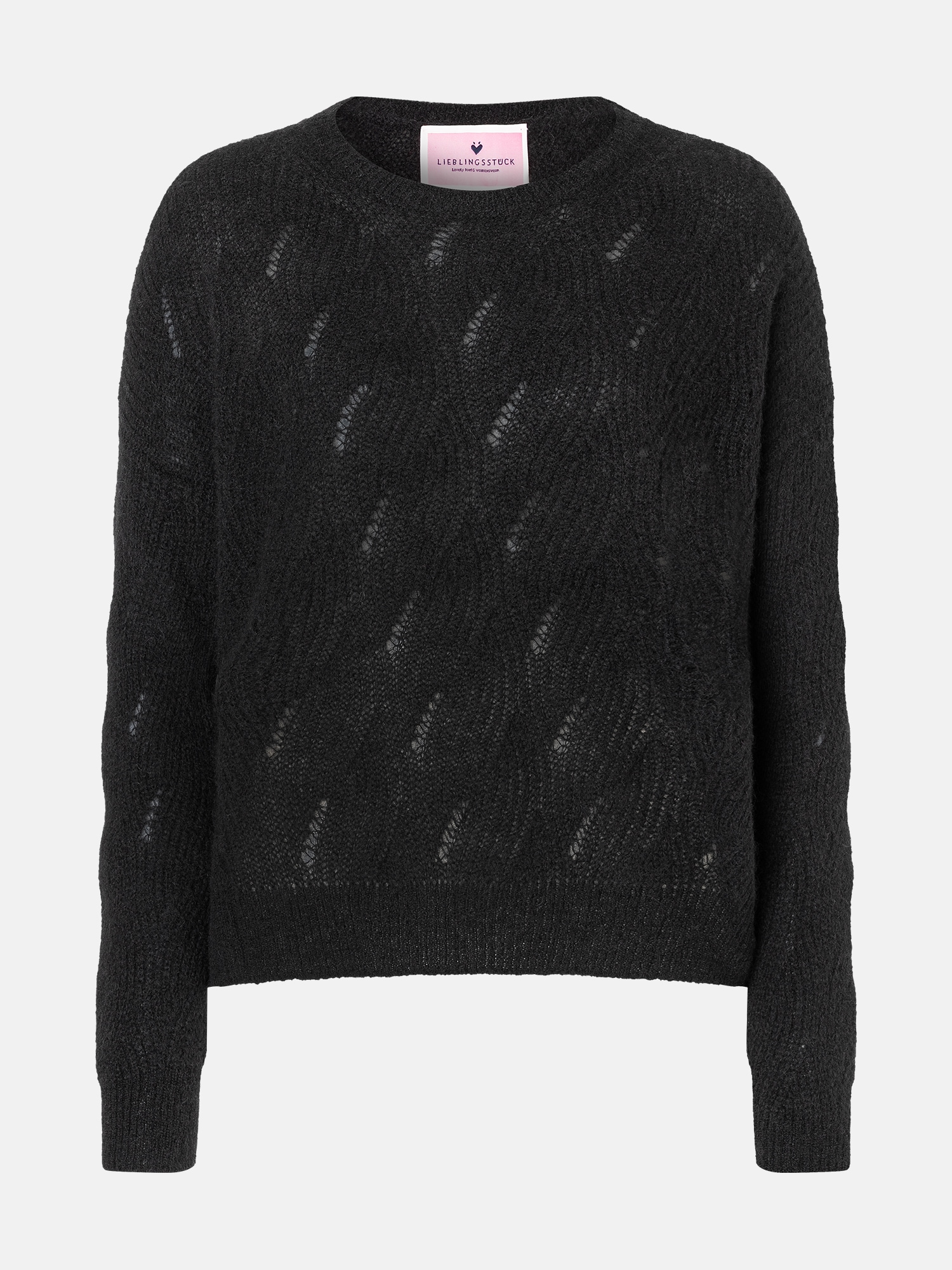 Lieblingsstück Strickpullover »JaneaL«, mit Rundhals, Alpakamix