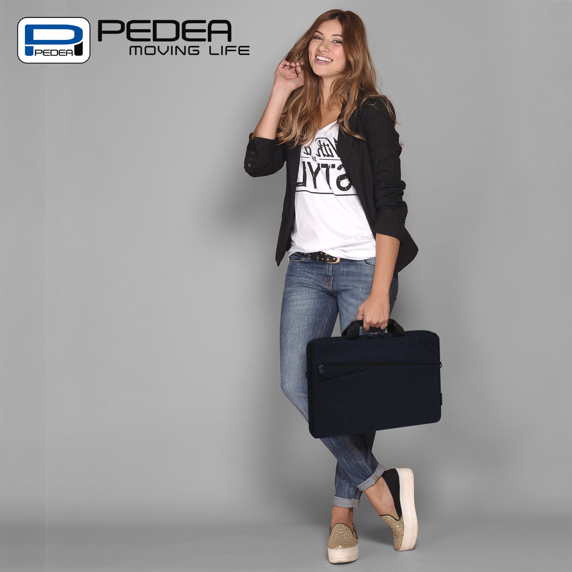 PEDEA Laptoptasche »Notebooktasche Fashion bis 33,8 cm (bis 13,3)«, dicke Polsterung und ein fleeceartiges, weiches Innenfutter