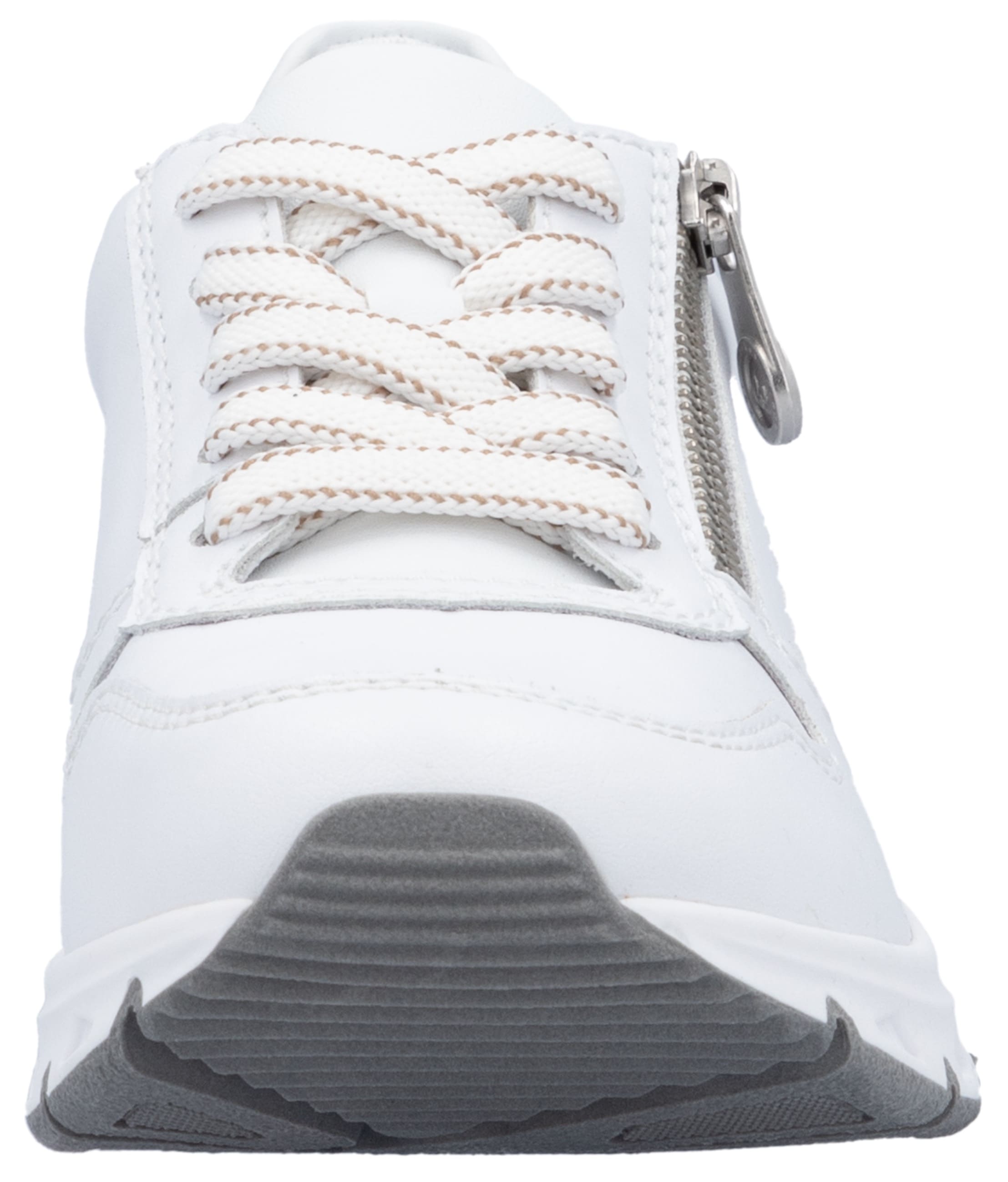 Rieker Sneaker, mit seitlichem Reissverschluss, Freizeitschuh, Halbschuh, Schnürschuh