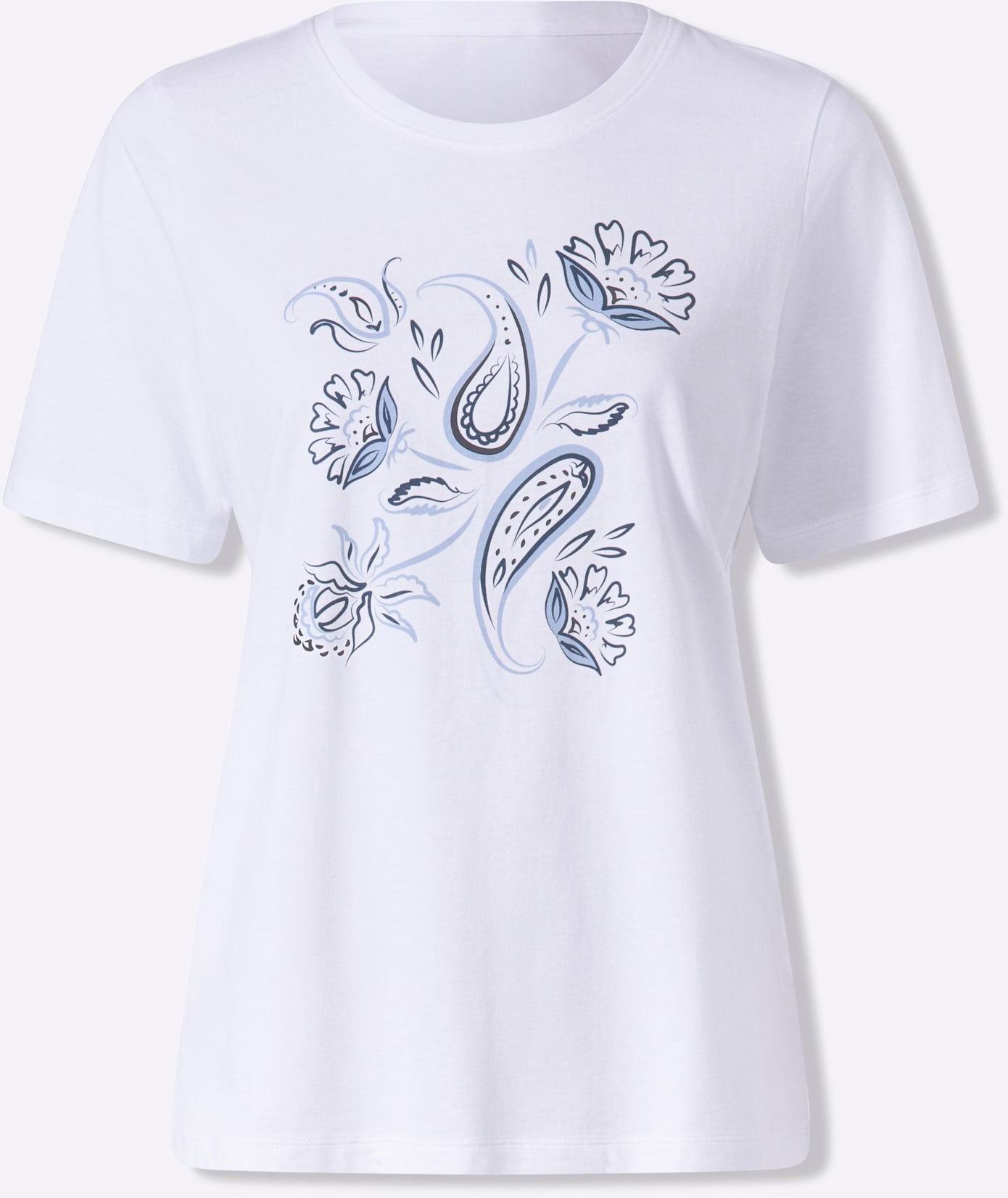 Inspirationen Rundhalsshirt »Kurzarm-Shirt« 1 tlg.