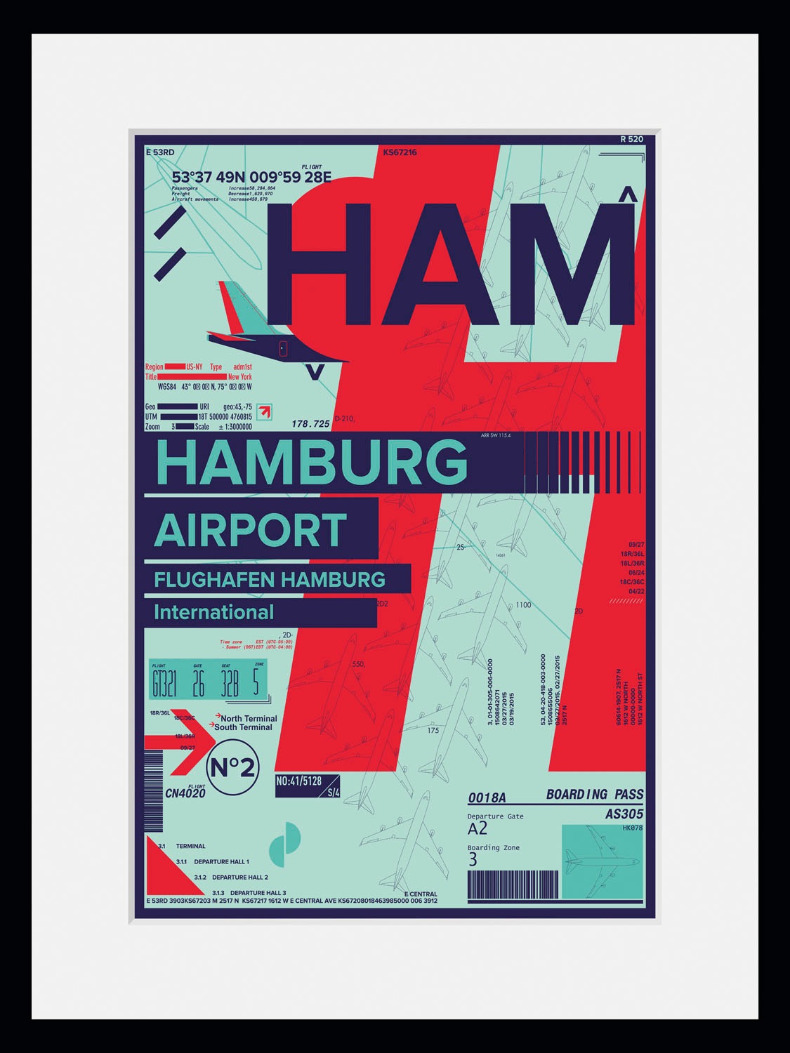 Image of queence Bild »HAM AIRPORT«, Flugzeuge, (1 St.) bei Ackermann Versand Schweiz