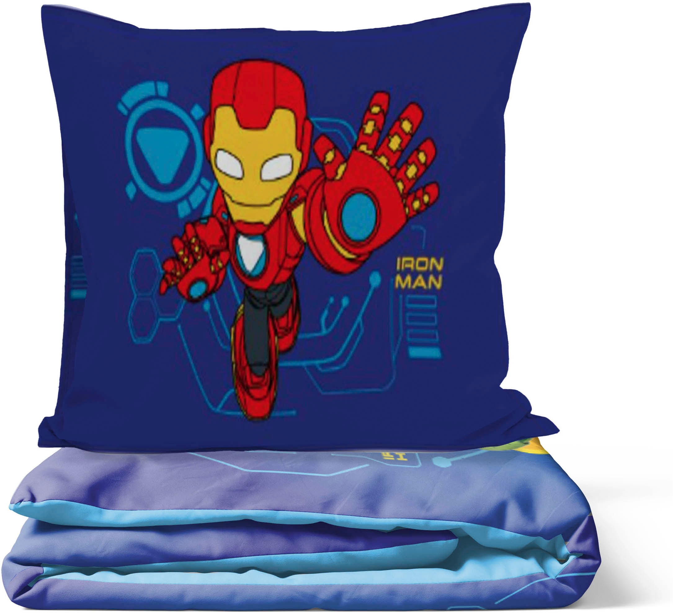 MARVEL Linge de lit pour enfants »Iron Man Armor« 2 100% coton