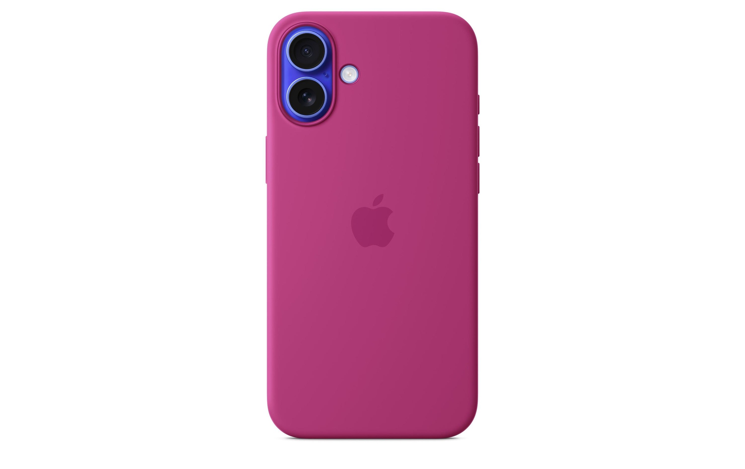 Apple Smartphone Silikon Case mit MagSafe, iPhone 16 Plus, Fuchsia