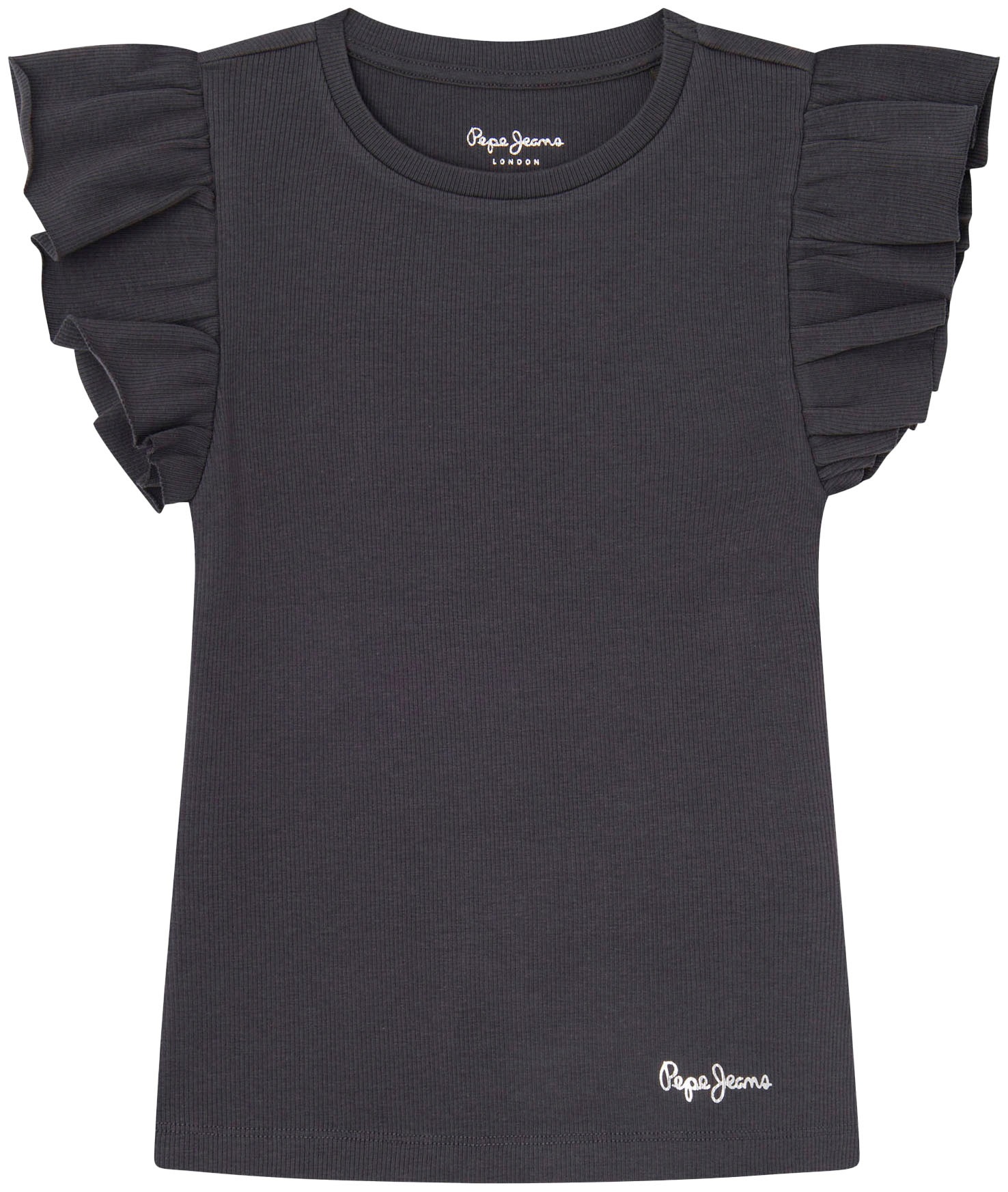 Pepe Jeans T-Shirt »QUANISE«, in feiner Rippstruktur, for GIRLS