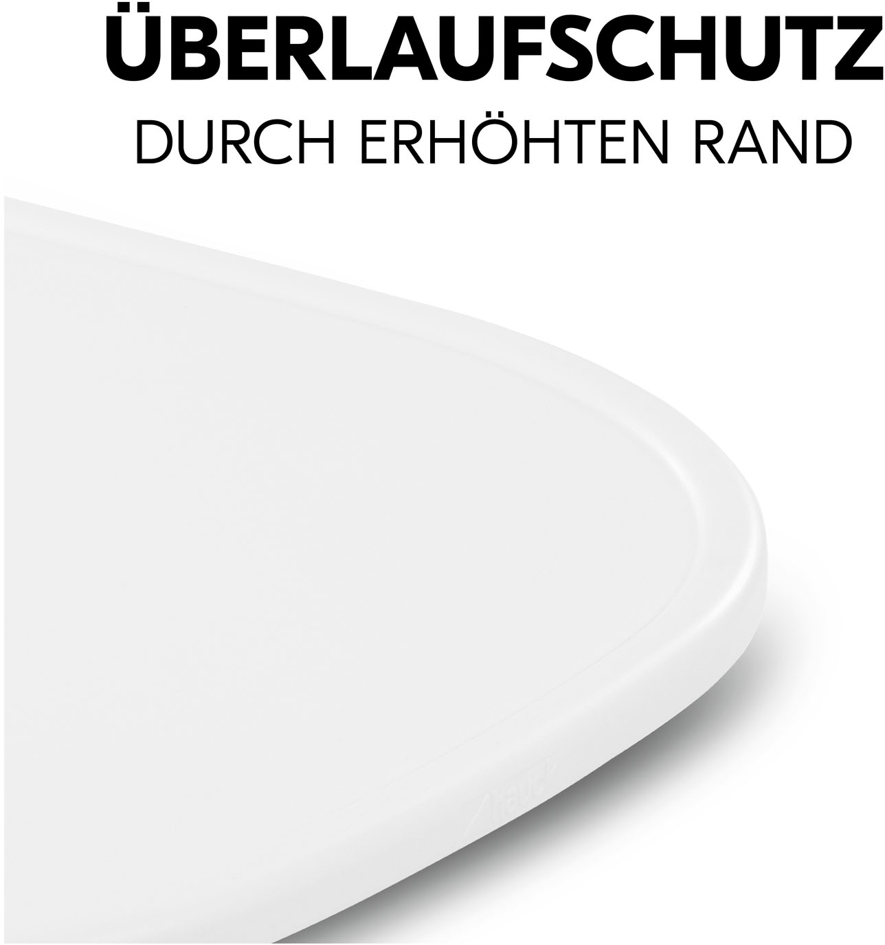 Hauck Plateau de chaise haute »Arketa Click Tray, White« aus recyceltem Material