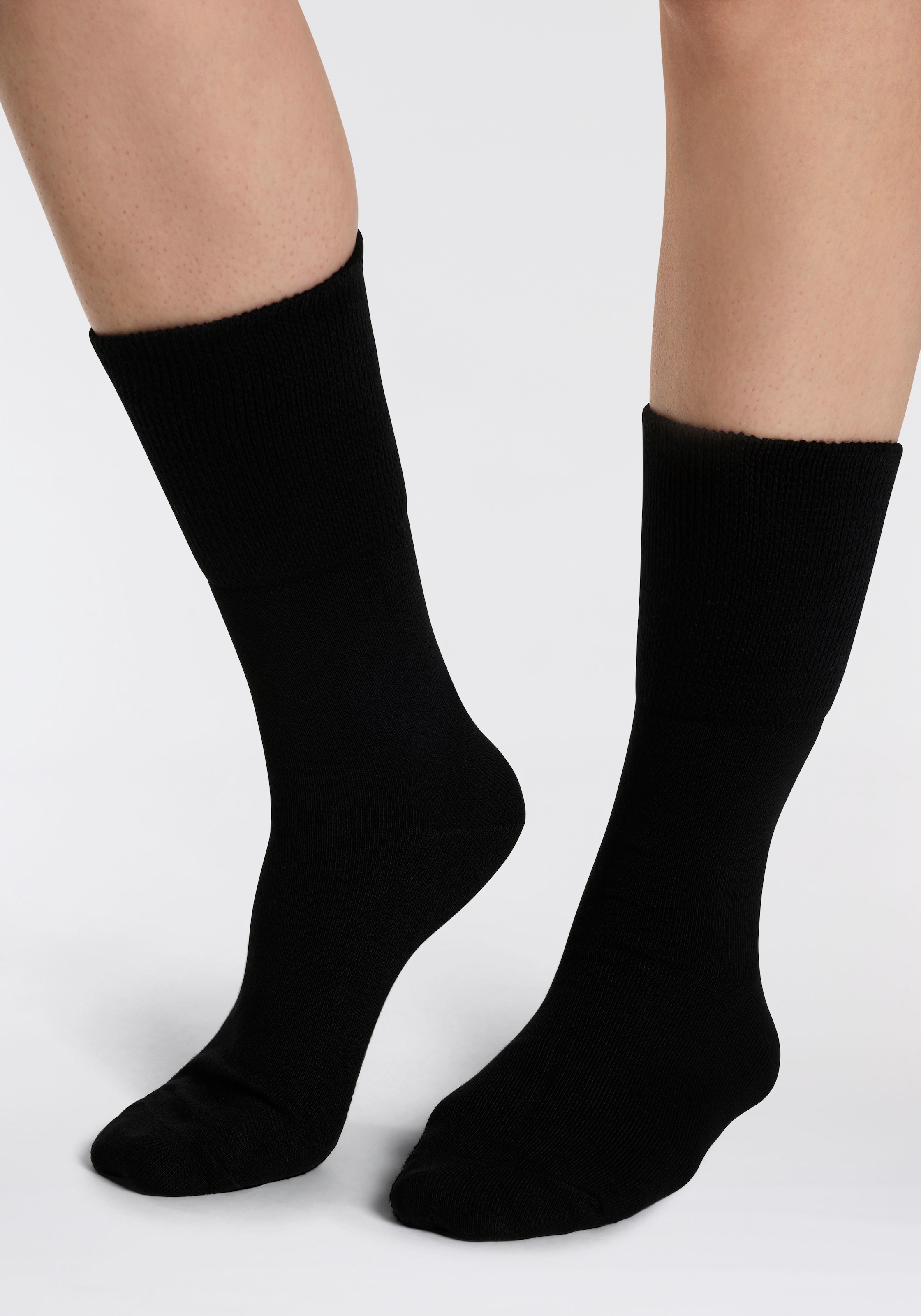 Apollo Diabetikersocken »3er Pack«, (3 Paar, 3), mit temperaturregulierender Funktion