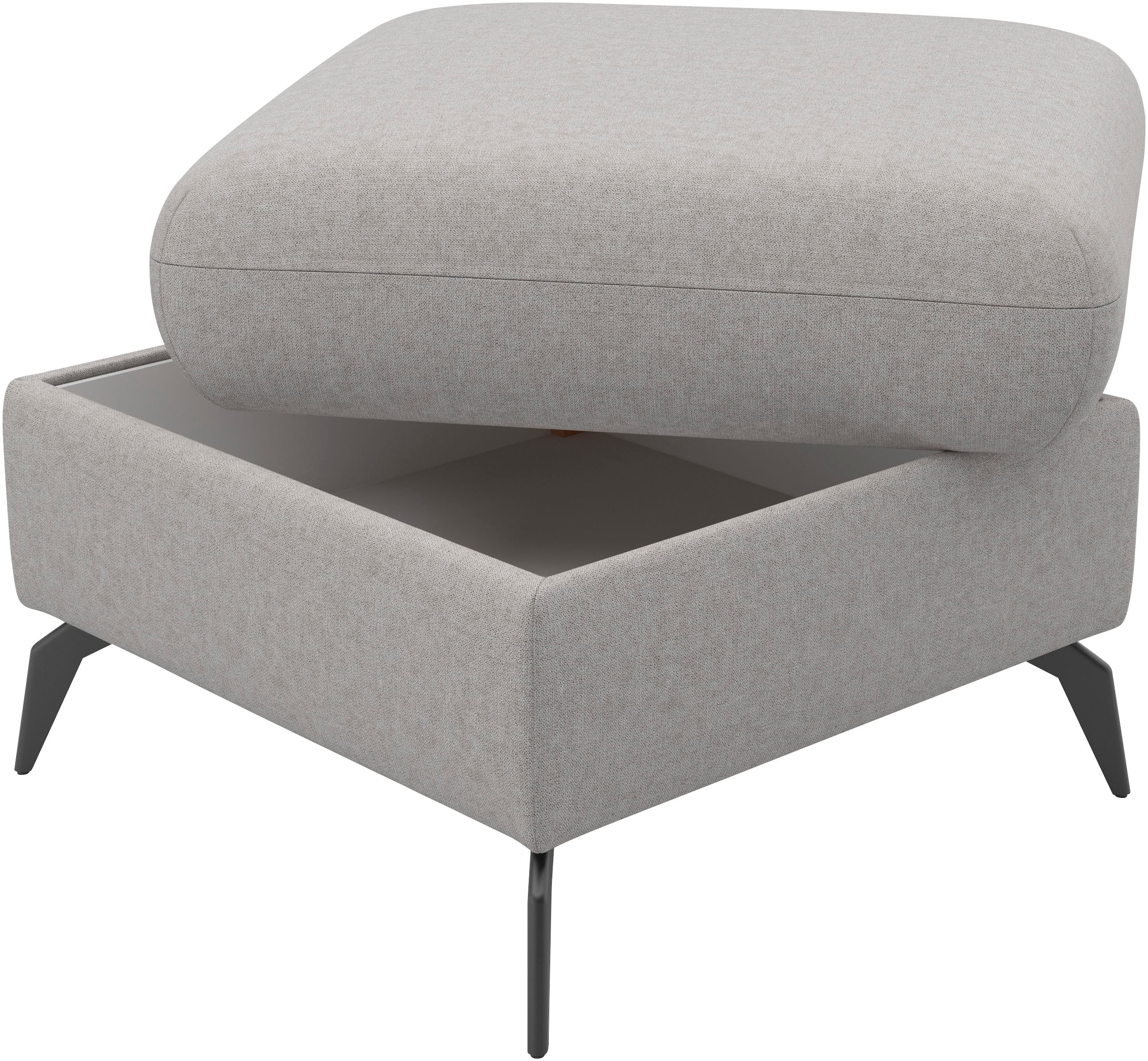 Home affaire Polsterhocker »Rochelle«, (1 St.), moderne 15 cm Metallfüsse