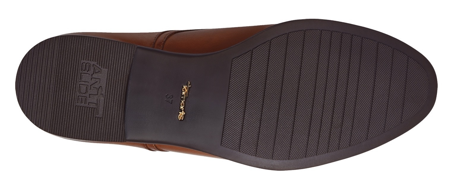 Tamaris Chaussure à lacets  , Blockabsatz, Halbschuh, Businessschuh mit Ziernähten