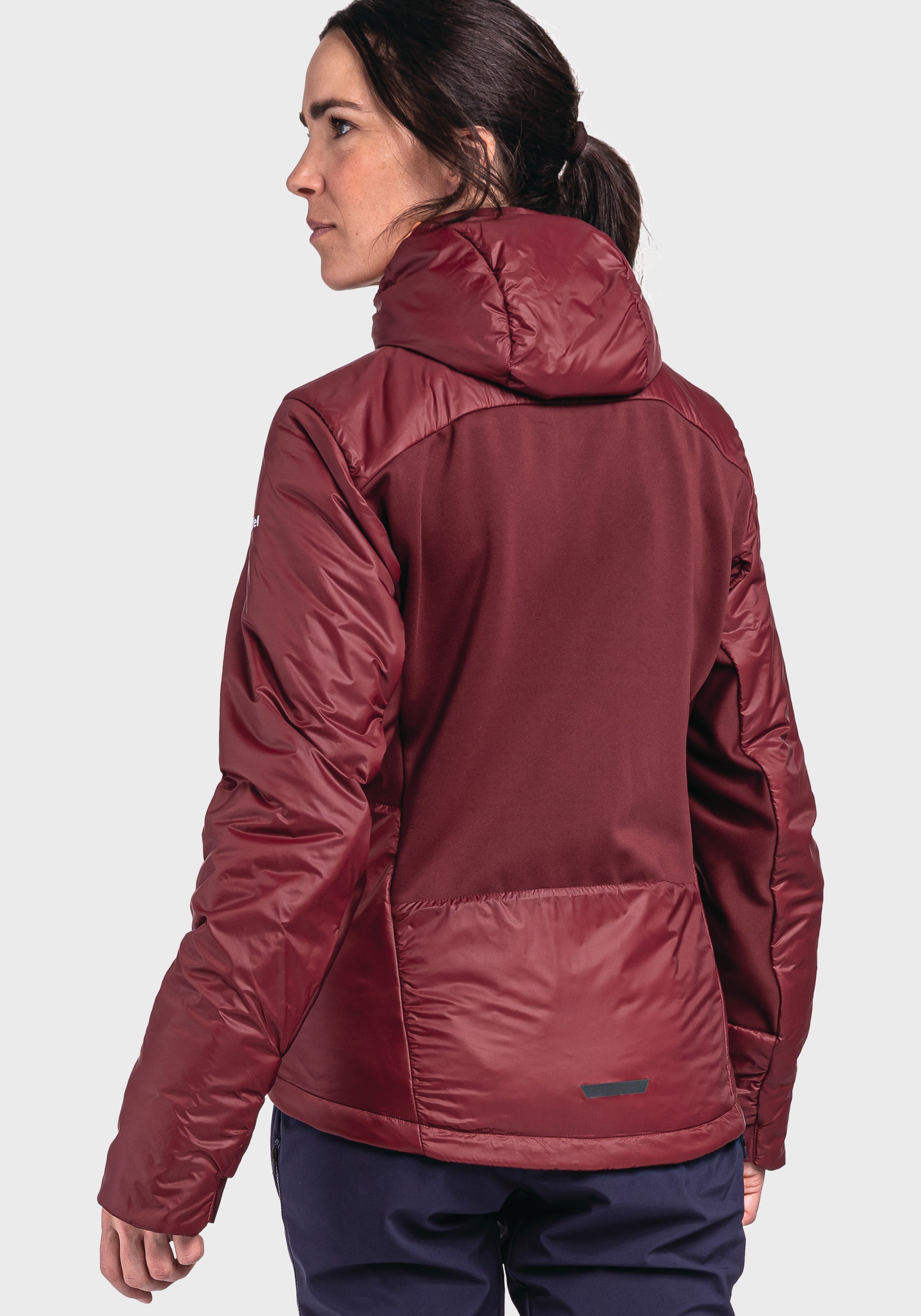 Schöffel Veste d'extérieur »Ins Hybrid Black Raven L« mit Kapuze