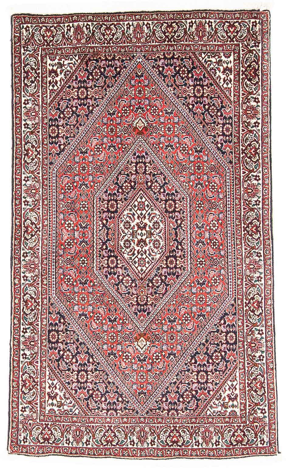 Image of morgenland Seidenteppich »Bidjar Stark Gemustert 126 x 124 cm«, rechteckig, 1,5 mm Höhe, Unikat mit Zertifikat bei Ackermann Versand Schweiz