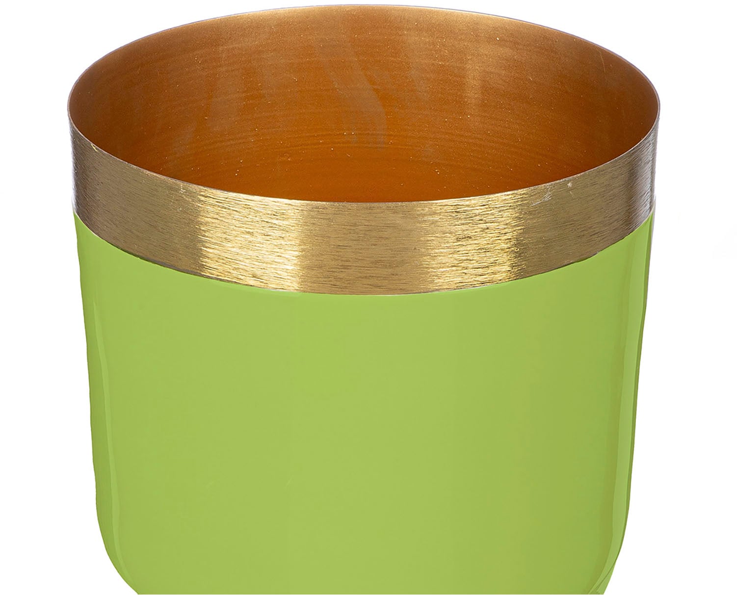 GILDE Tischvase »Vase Roro mit Goldfarbenrand«, (1 St.)