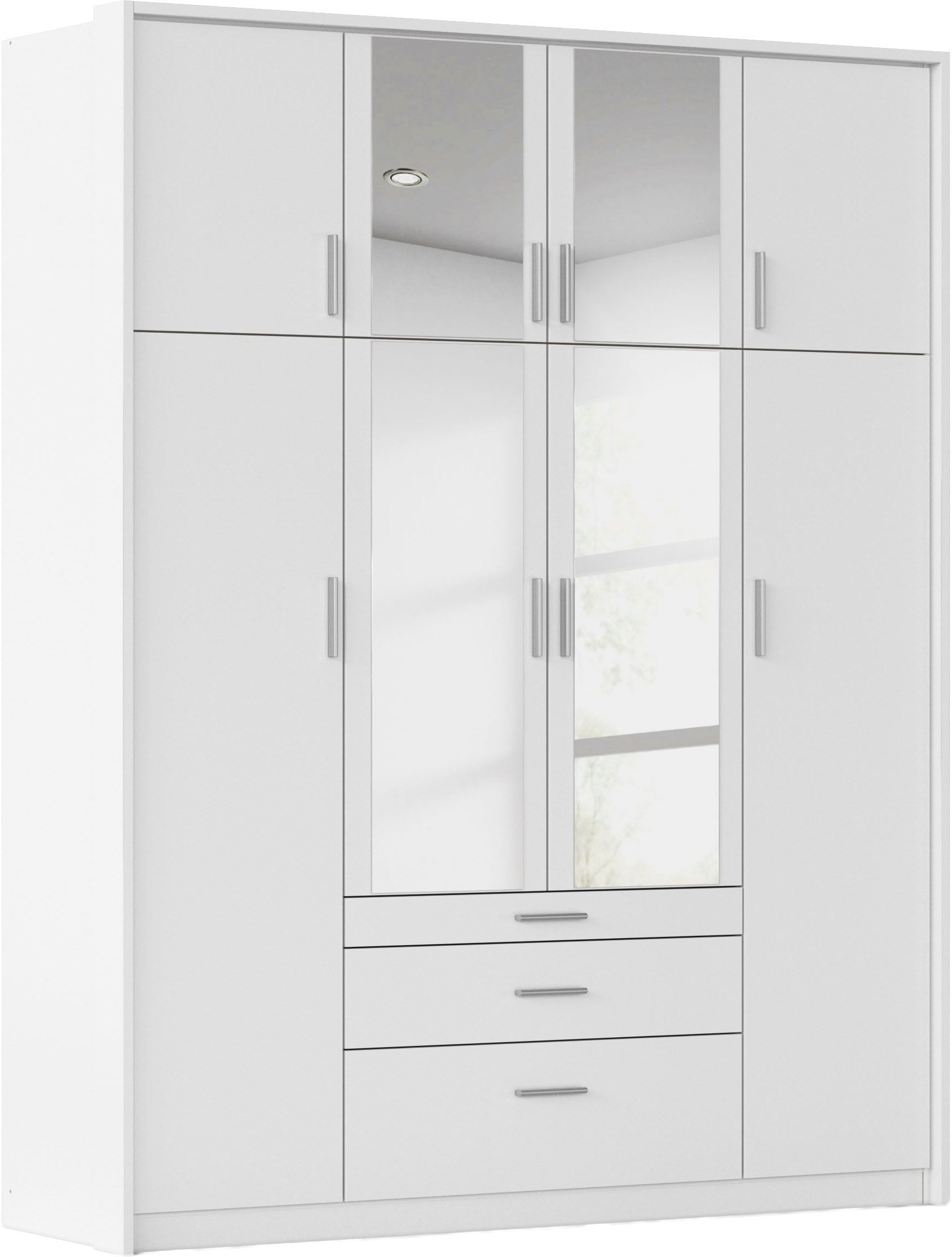 rauch Armoires à vêtements »Schrank Drehtürenschrank Garderobe Ankleide Schlafzimmer HILDESHEIM« Largeurs : 185/275 cm, hauteur 231 cm,  tiroir supérieur avec compartiments pratiques MADE IN GERMANY