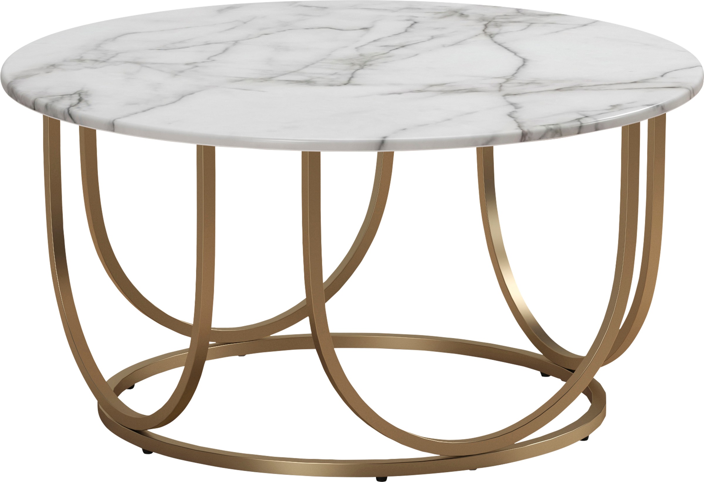 Image of GOODproduct Couchtisch "Gwyneth" aus pflegeleichtem MDF, Gestell aus Metall, Höhe 41 cm
