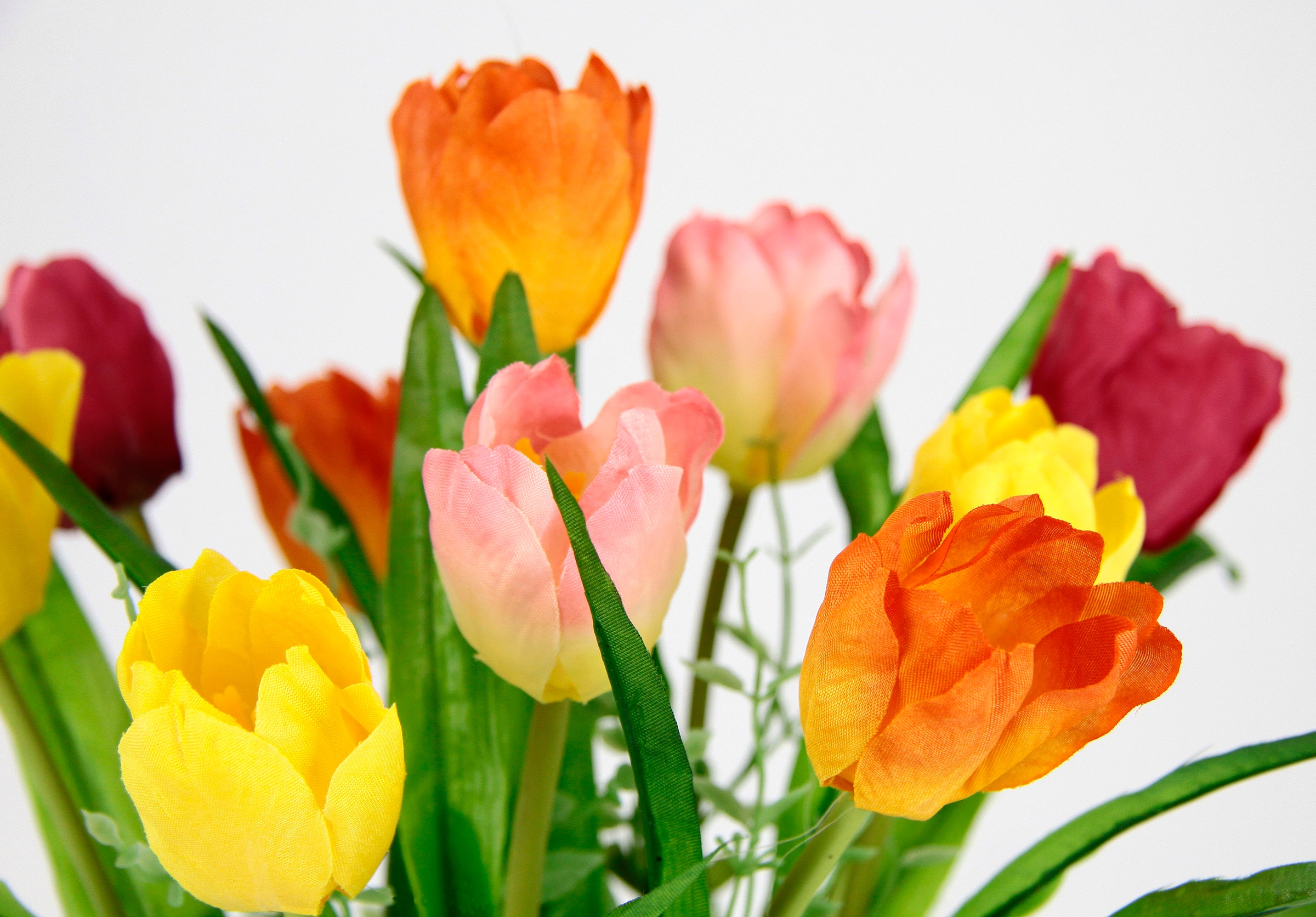 I.GE.A. Kunstblume »Gesteck Tulpe«, Künstliche Pflanze Ostern Blüten  Hochzeit Tischdeko Zimmerpflanze jetzt kaufen | Kunstblumen