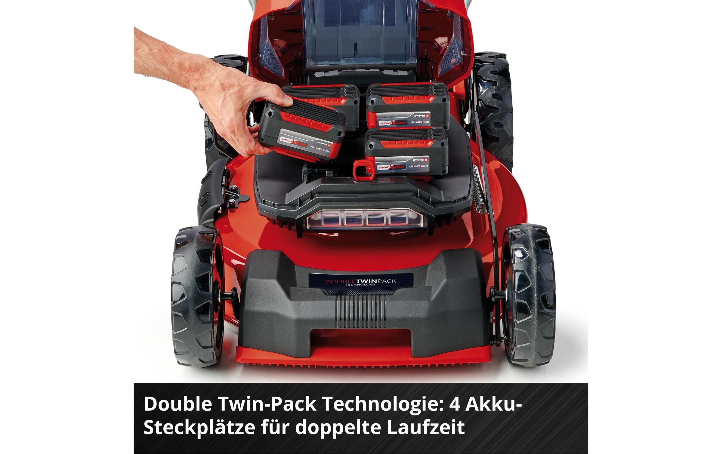 Einhell Akkurasenmäher »GP-CM 36/52 S Li BL Kit, 4 x 5.2Ah«