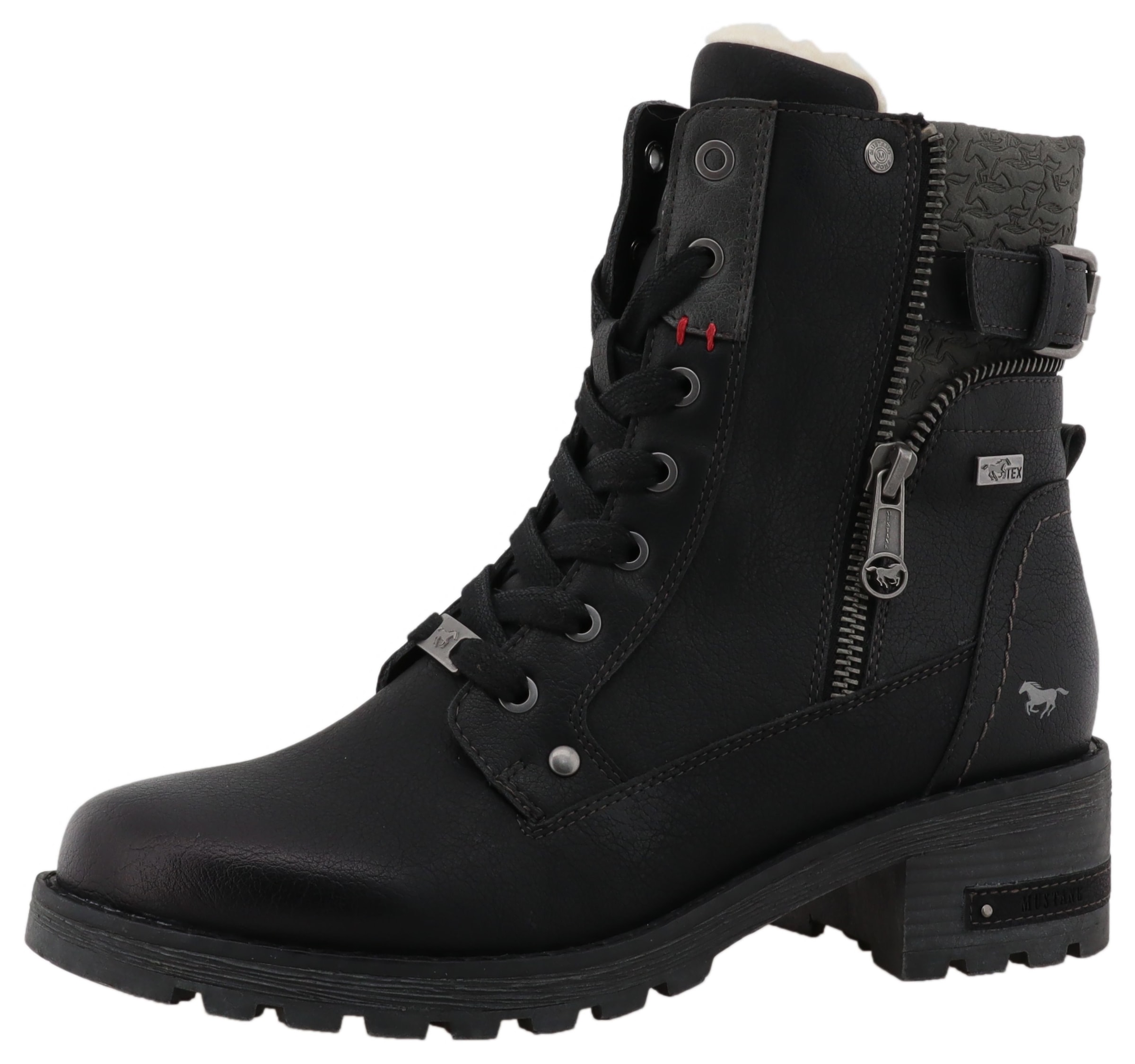 Image of Mustang Shoes Winterstiefelette "Haukea" Winterstiefelette, Boots mit Innenreissveschluss