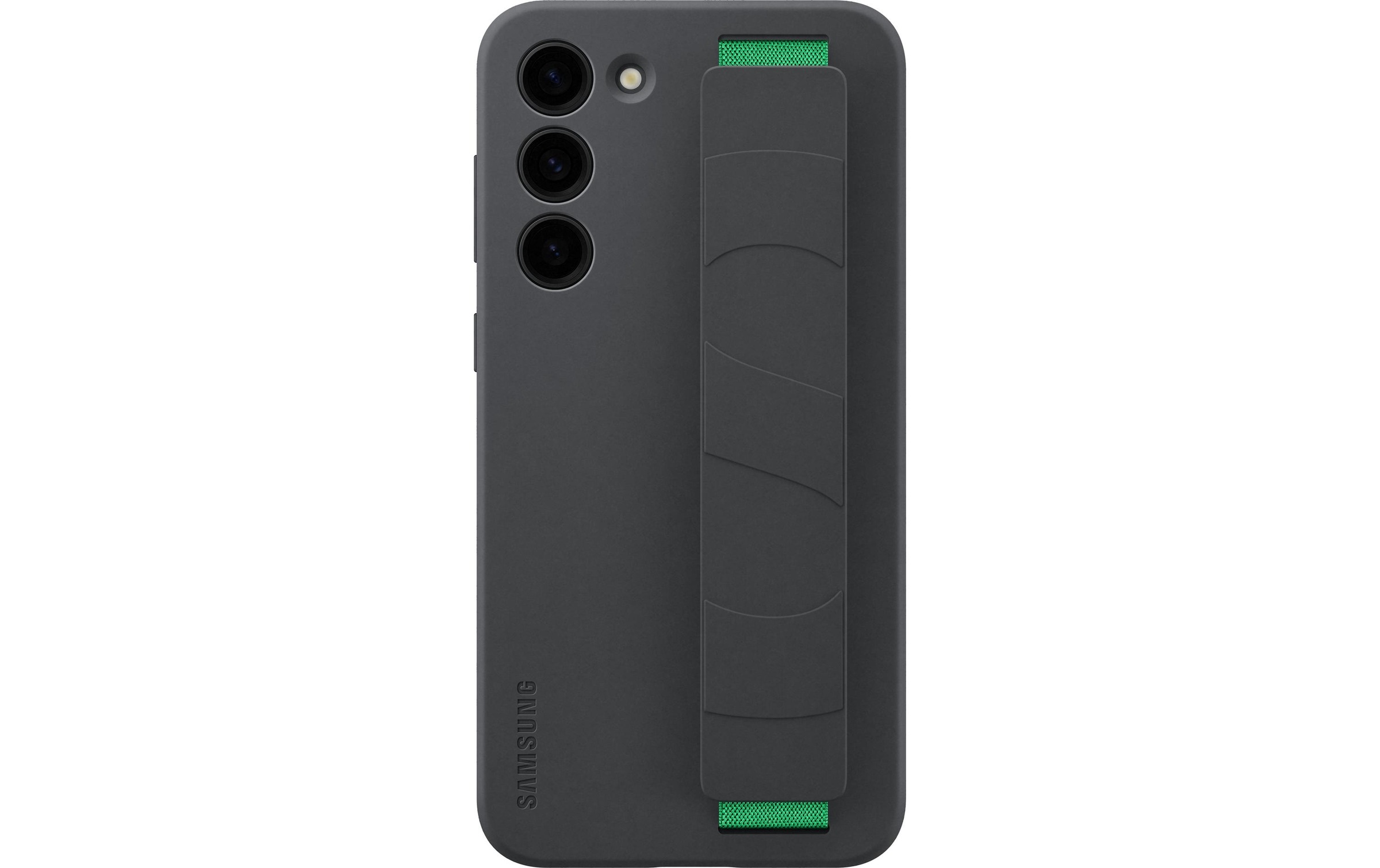 Image of Samsung Handyhülle "Silicone Grip Cover Black" Samsung Galaxy S23+