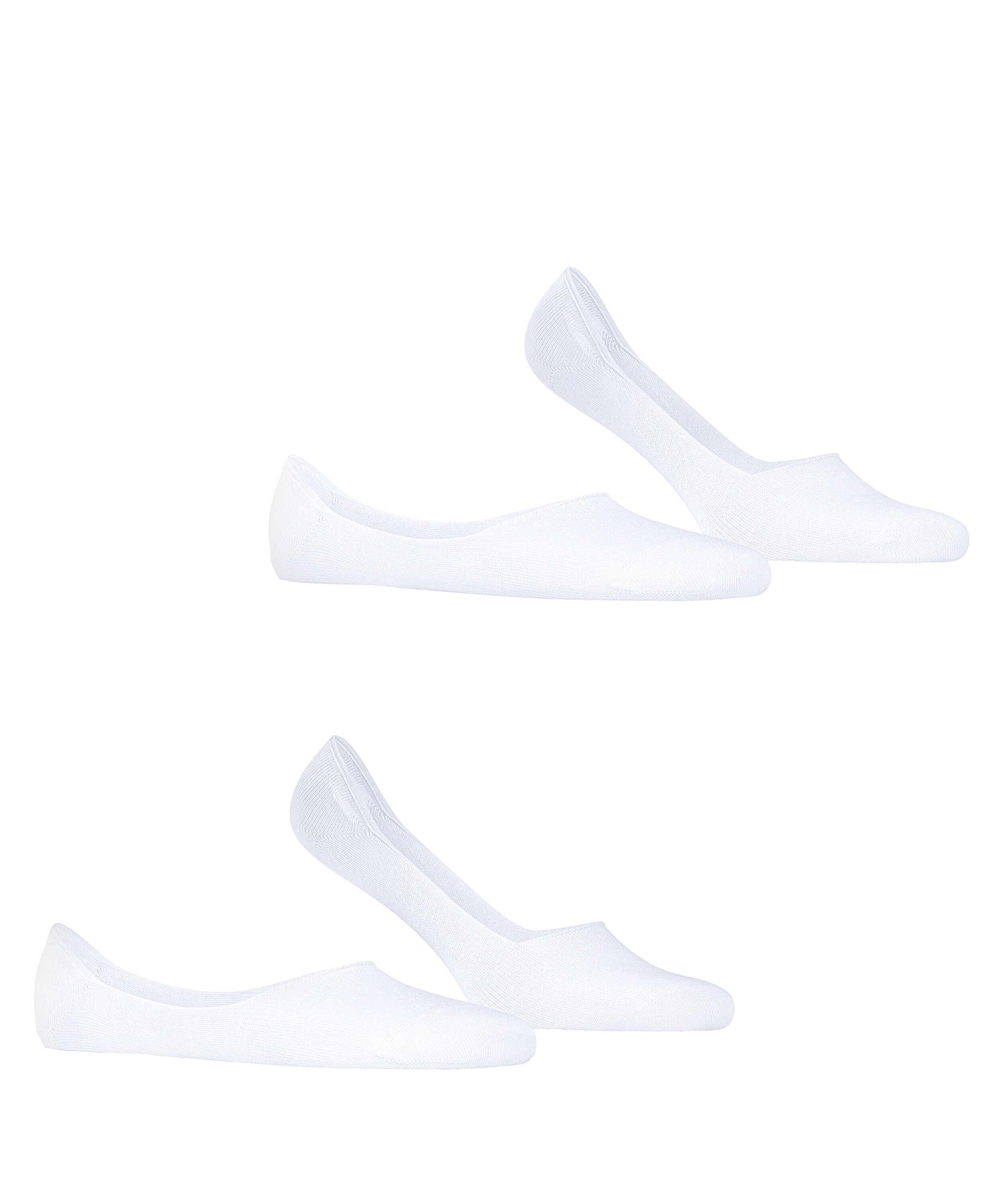 Esprit Chaussons »Basic Uni« 2 paires,  chaussettes invisibles, mélange coton, design sportif