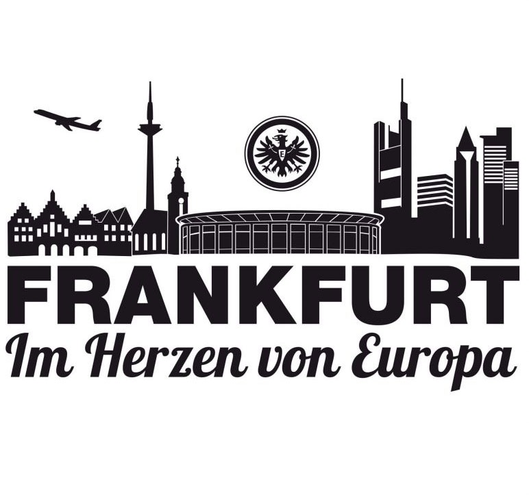 Image of Wall-Art Wandtattoo »Fussball Eintracht Frankfurt Skyline«, (1 St.) bei Ackermann Versand Schweiz