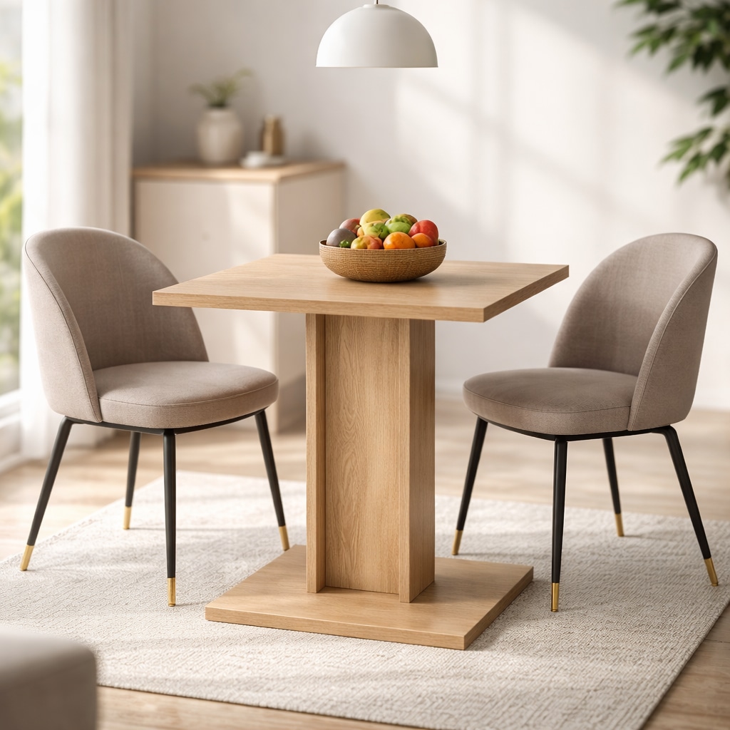 GOODproduct Esstisch »Square Säulentisch, Küchentisch, Bistrotisch, Kompakt-Esstisch« Quadratischer Esstisch; verschiedene Farben erhältlich; Breite: 70 cm