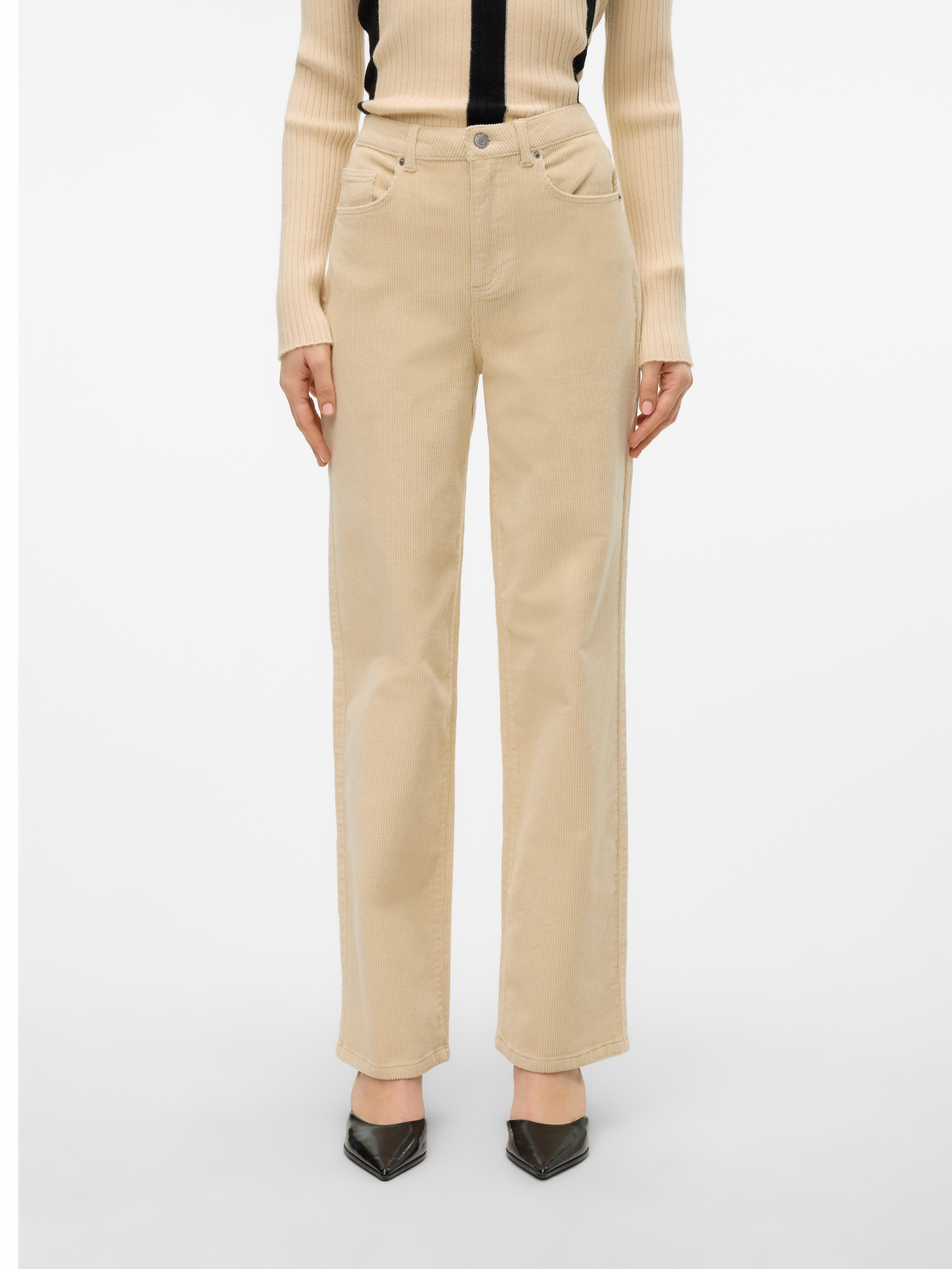 Image of Vero Moda Cordhose "VMTESSA HR WIDE CORDUROY PANTS GA NOOS"