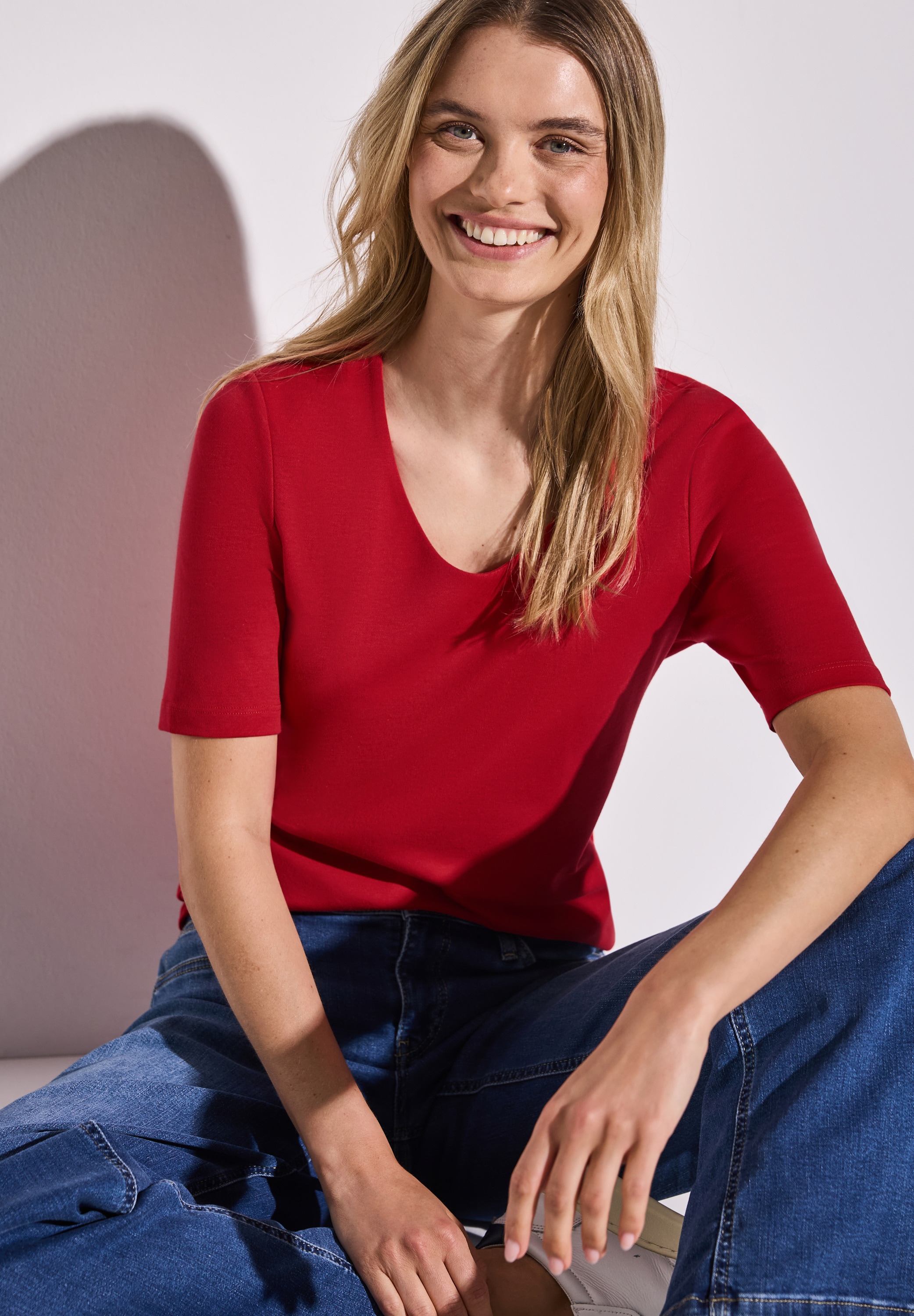 STREET ONE T-Shirt »Style Palmira«, im neuen Style Palmira