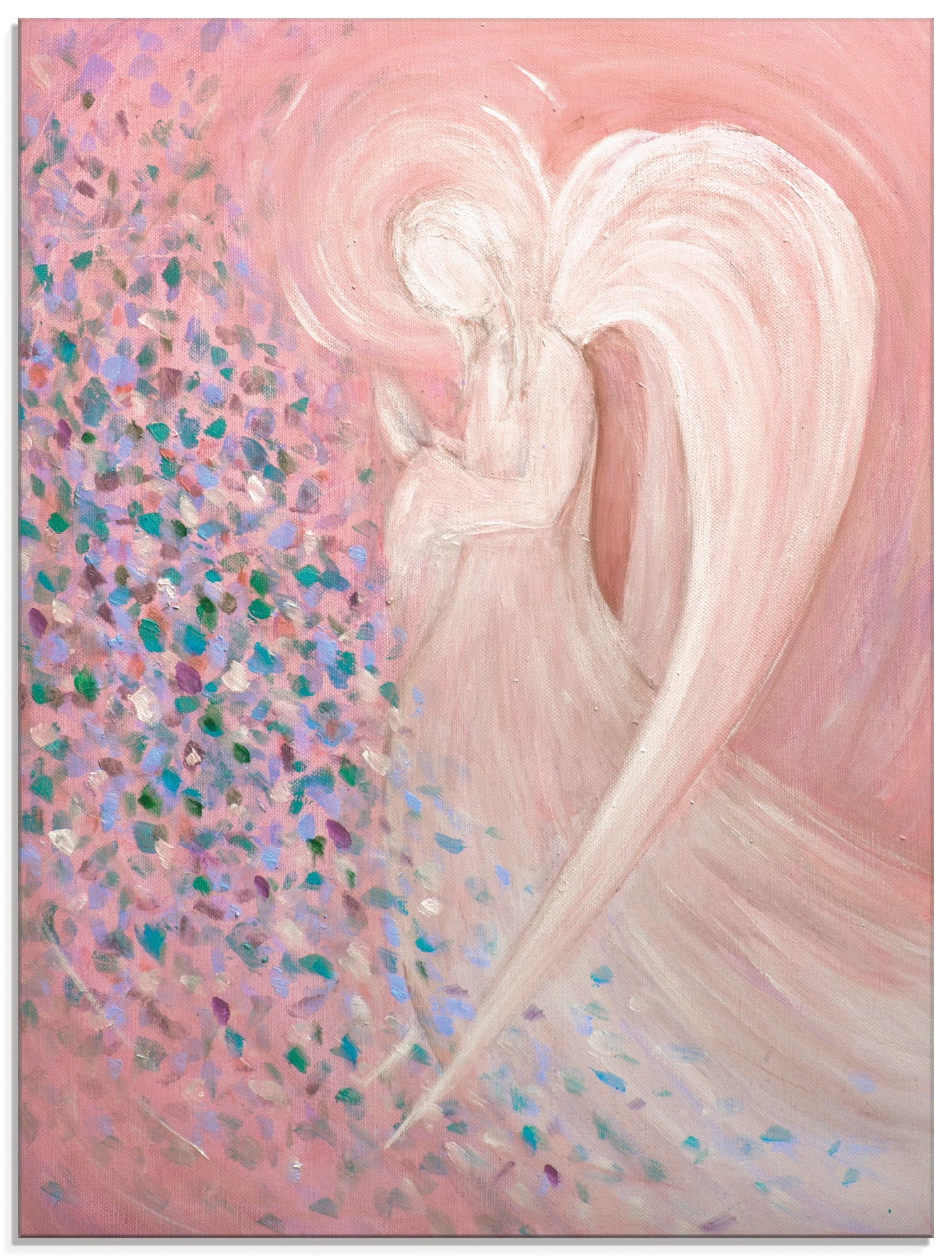 Image of Artland Glasbild "Engelbild - pastell" Religion 1 Stk. tlg. in verschiedenen Grössen