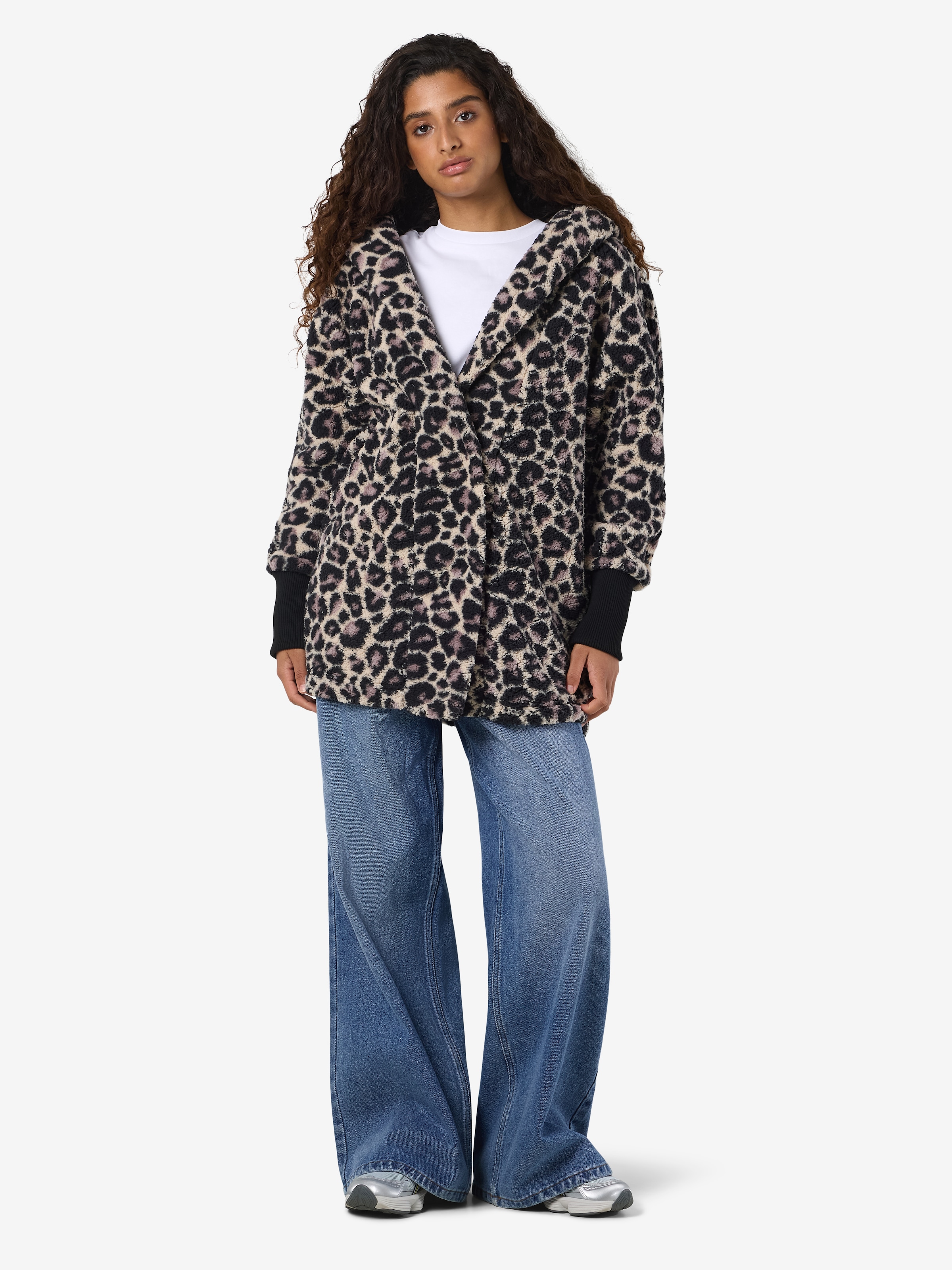 Noisy may »NMCUDDLE L/S COATIGAN AOP NOOS« fibre synthétique