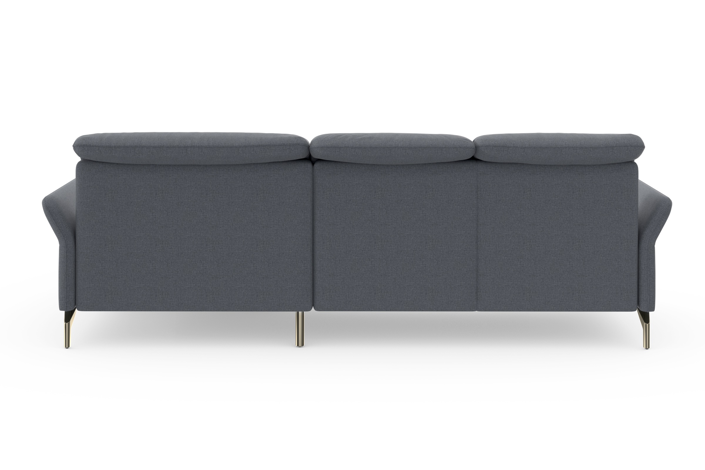 sit&more Ecksofa »Fashion L-Form«, wahlweise mit Kopfteilverstellung, Vorziehsitz, motorisch, Nickelfüsse