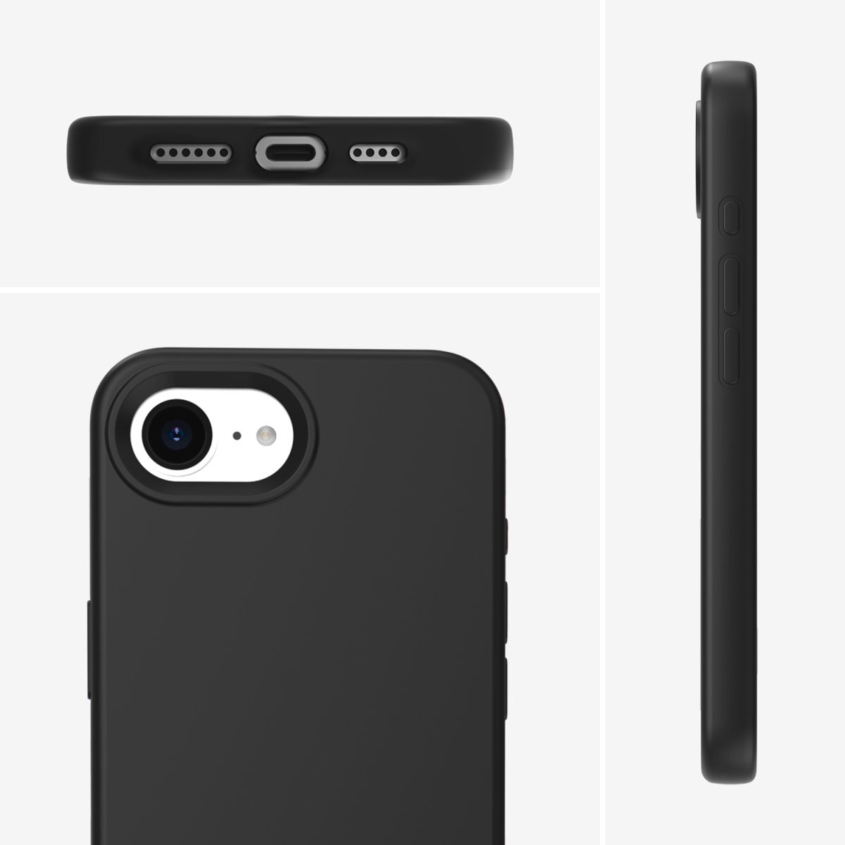 4smarts Handyhülle »Silikon Case Cupertino für Apple iPhone SE (4. Gen)«, Backcover, Schutzhülle, Handyschutzhülle, Case, Schutzcase, stossfest