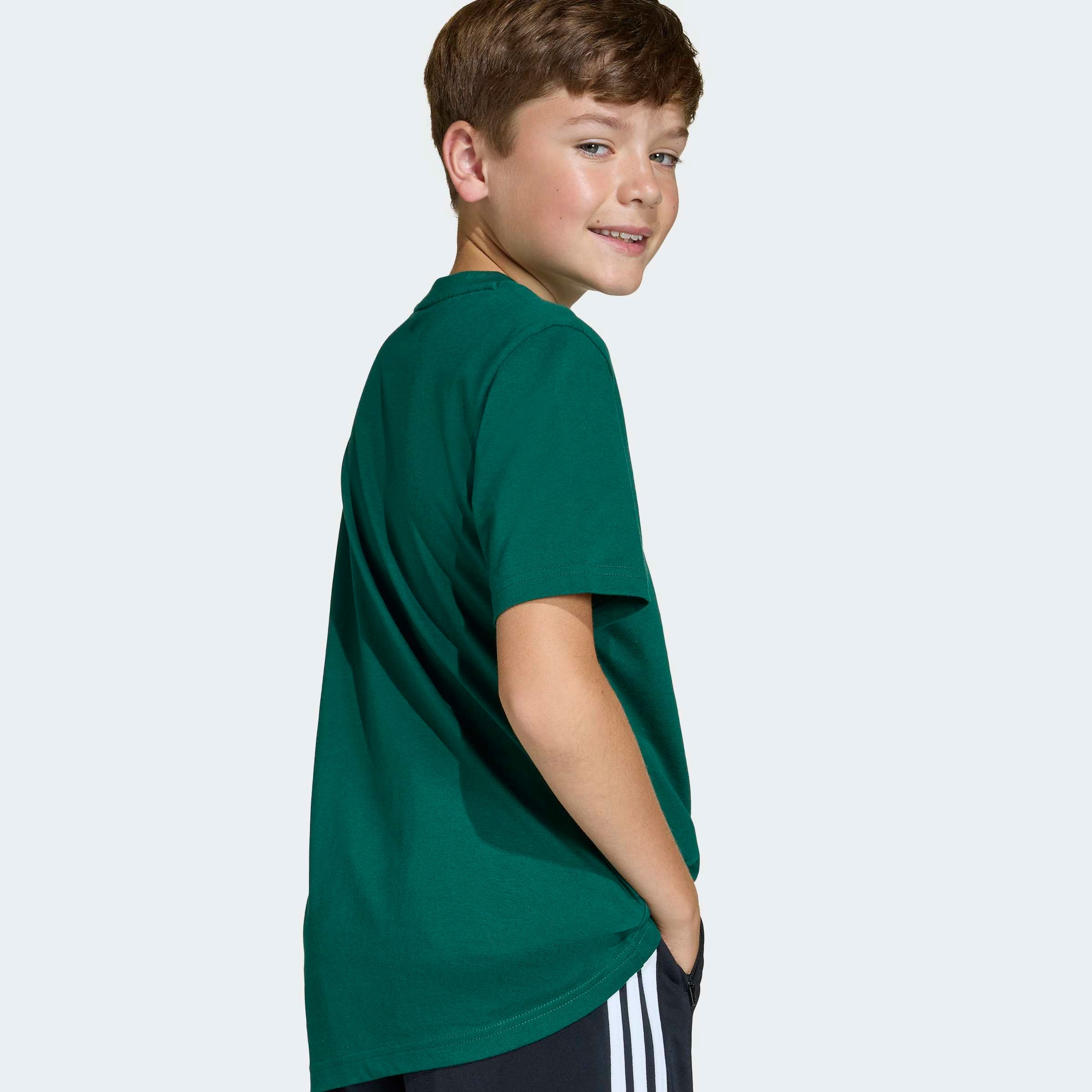 adidas Originals T-shirt »TEE« pour enfants et adolescents, avec détails côtelés, col rond