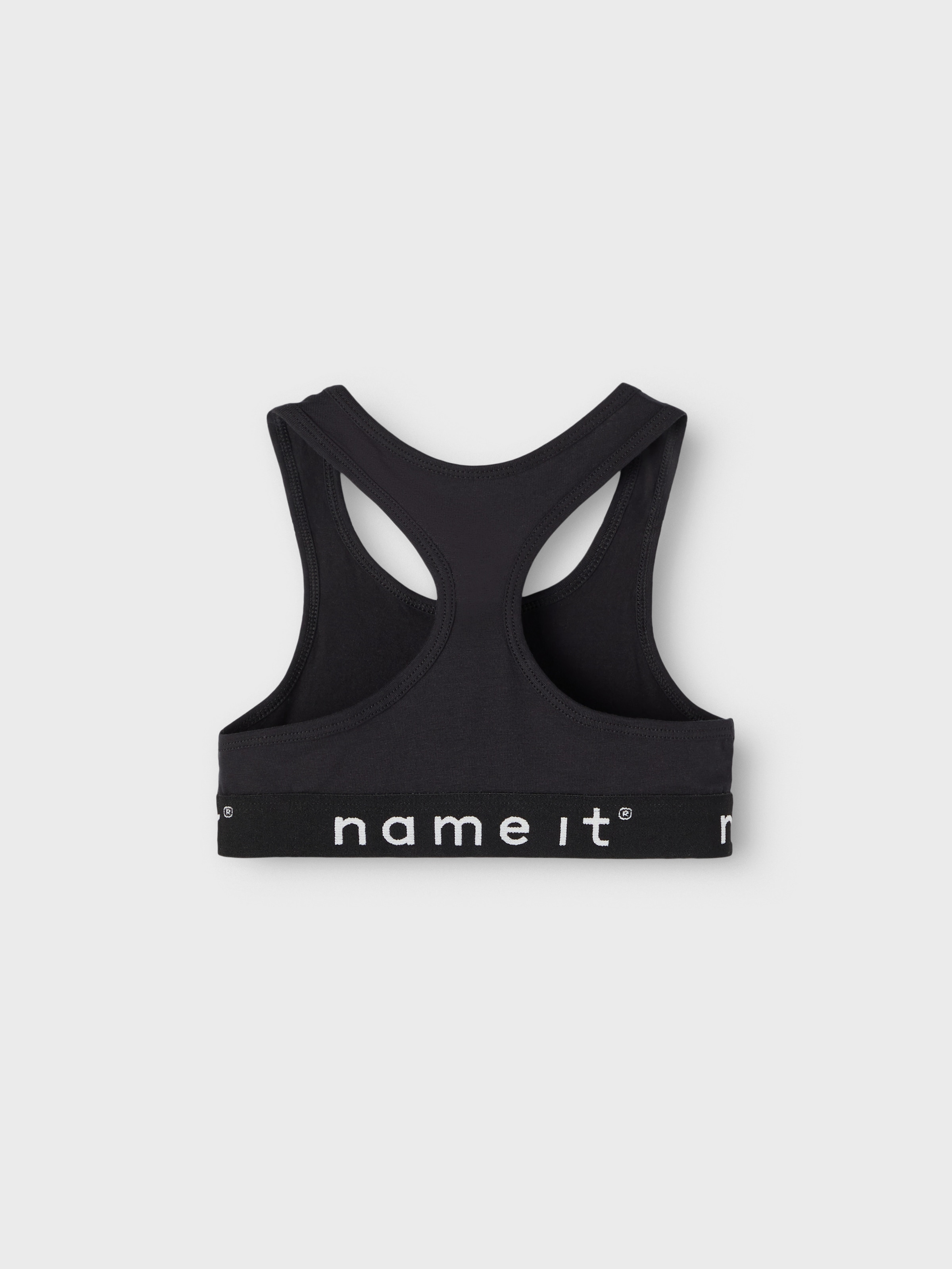 Name It Bustier »NKFSHORT TOP 2P NOOS« Paquet, 2 unis, décontracté, près du corps, coton